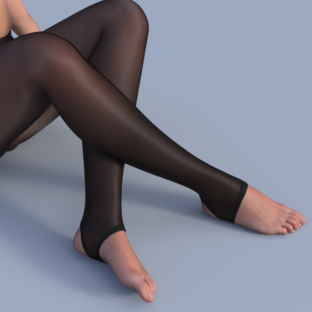 Torn Sheer Tights for Genesis 9 by N/A