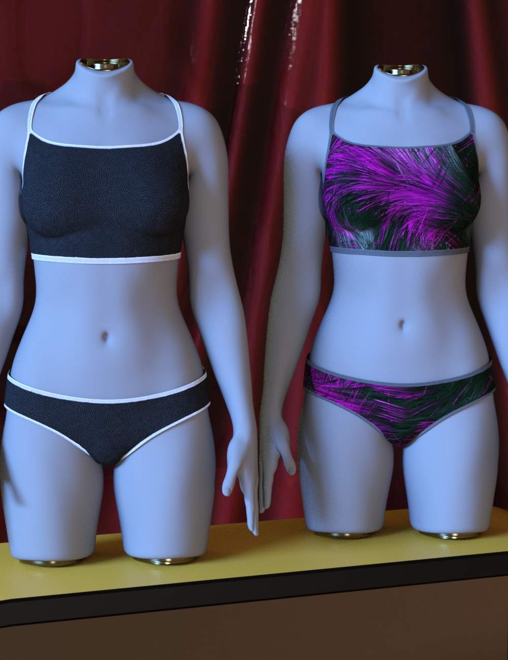 3DL Sassy for Everyday Cami Set For G8F/G9 by N/A