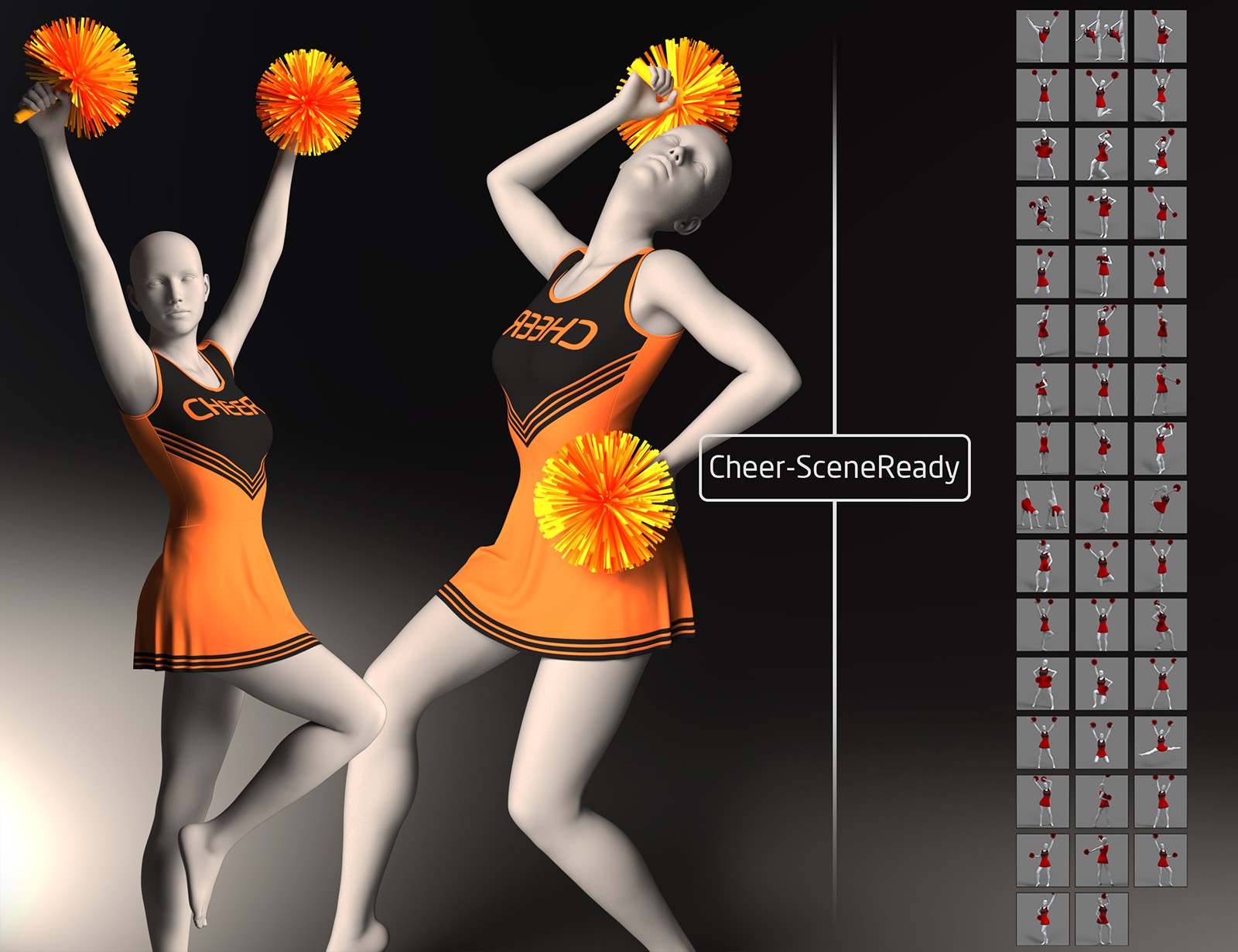dForce RQL Classic Cheer Outfit G8F & G8.1F by N/A