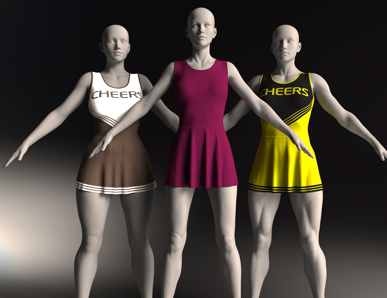 dForce RQL Classic Cheer Outfit G8F & G8.1F by N/A