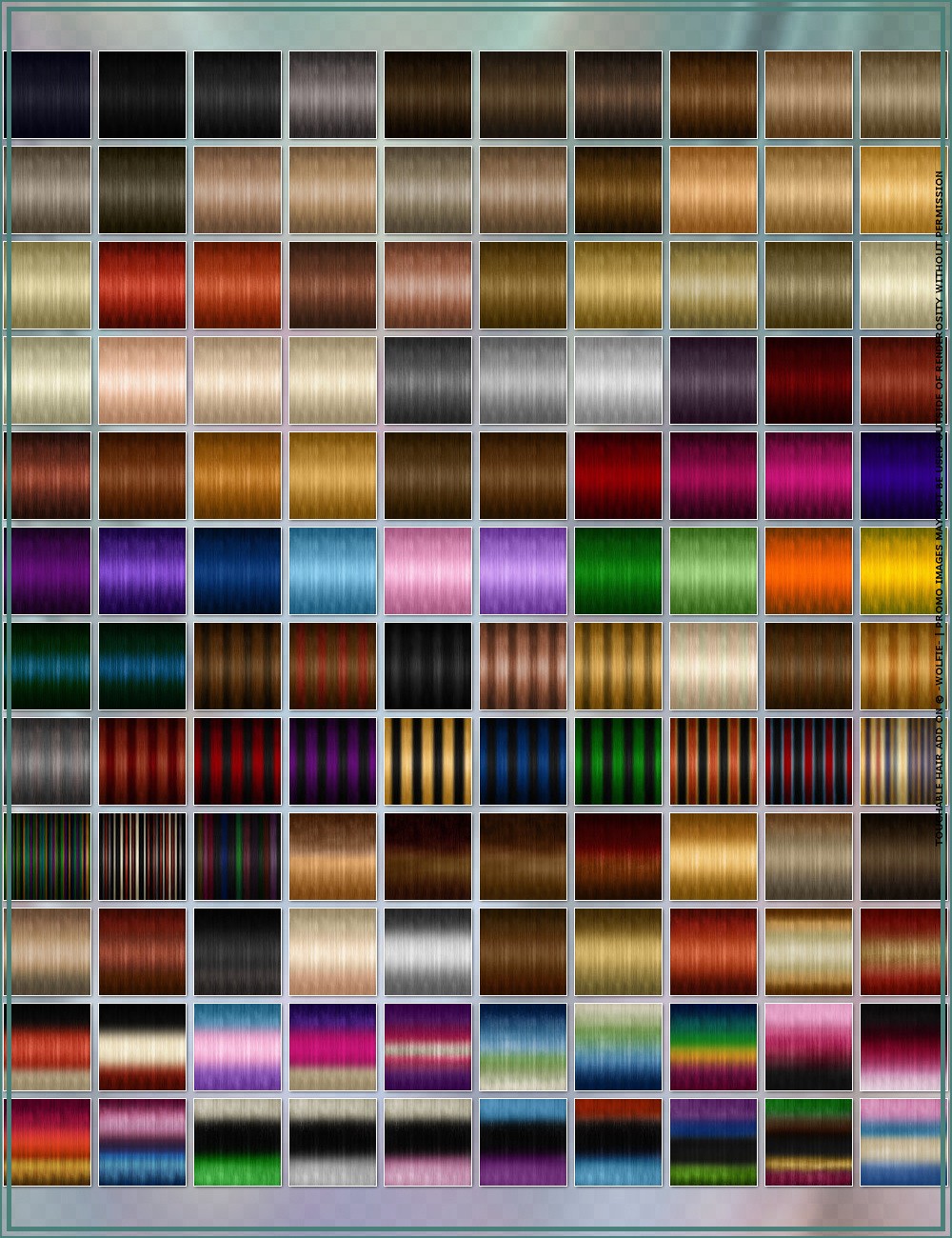 Touchable Very Long Layered by N/A