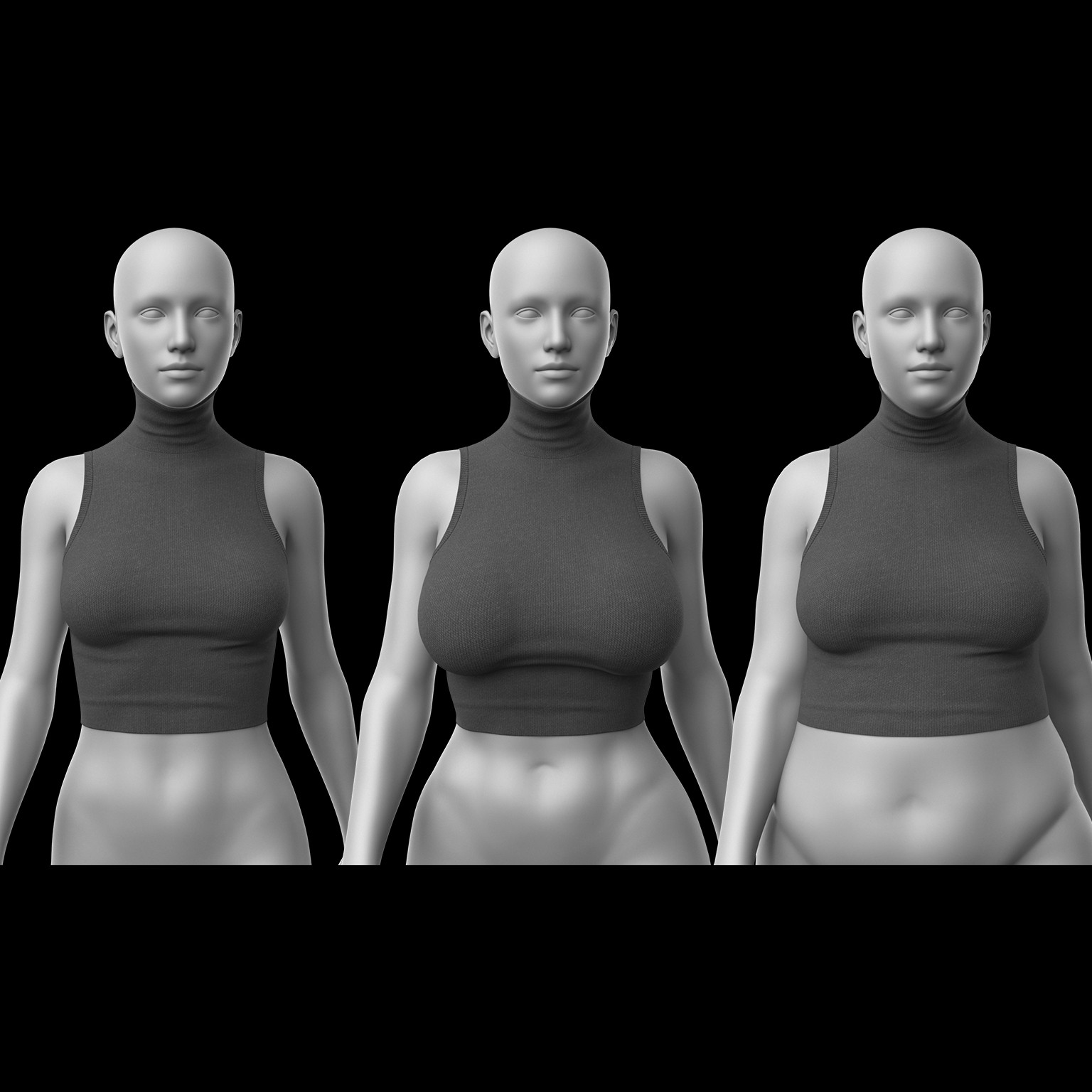 Knitted Top 2v G8 Female by N/A