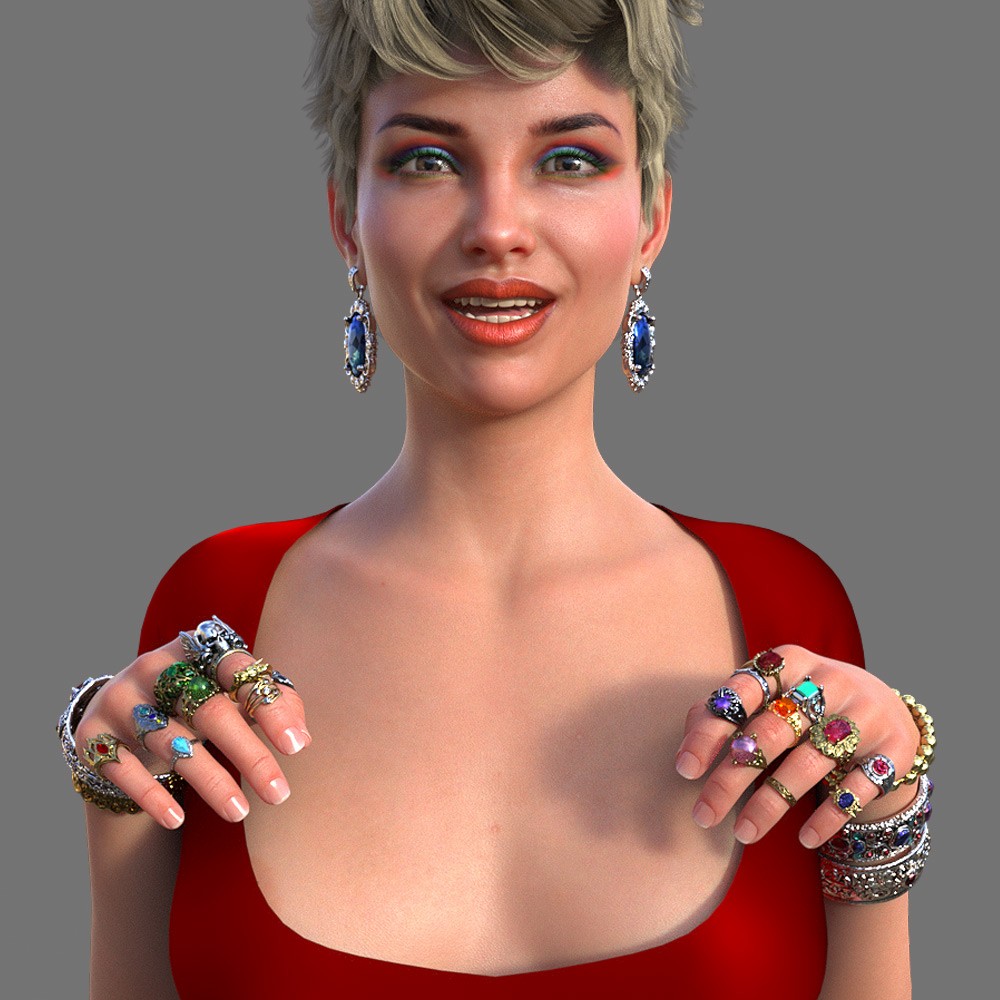 Jewelry Pack for G8F by N/A