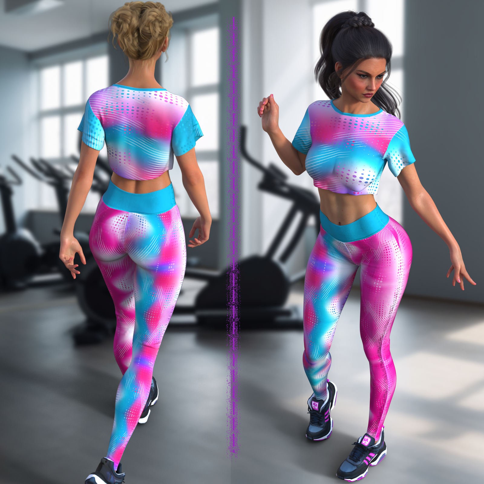 DA-Gym for dForce Casual Denim and Leggings by Sveva by N/A