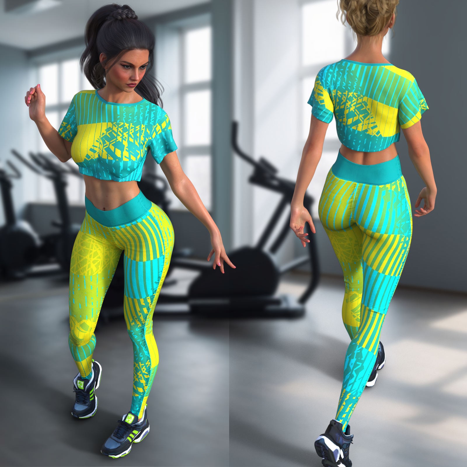 DA-Gym for dForce Casual Denim and Leggings by Sveva by N/A