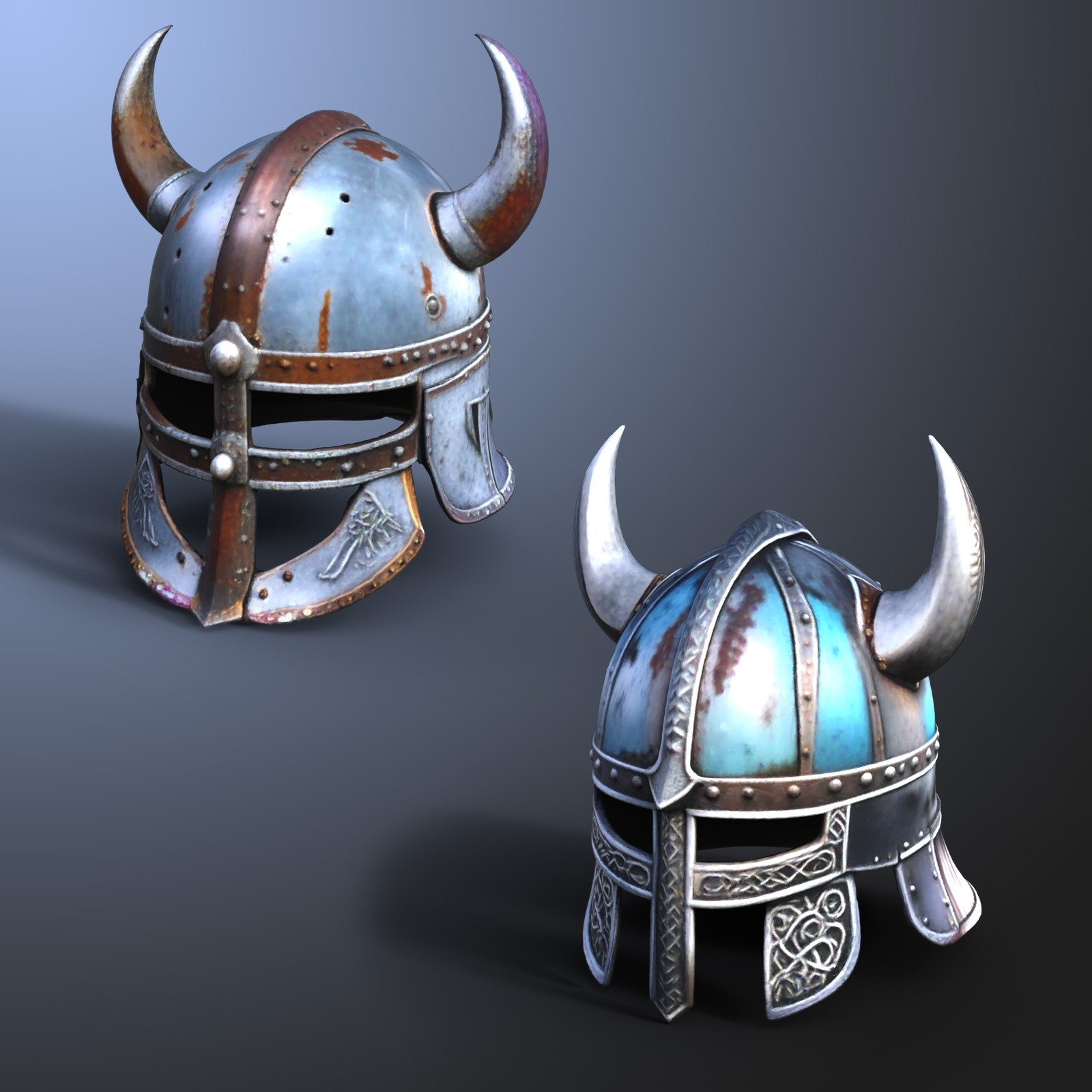 Viking Helmets by N/A