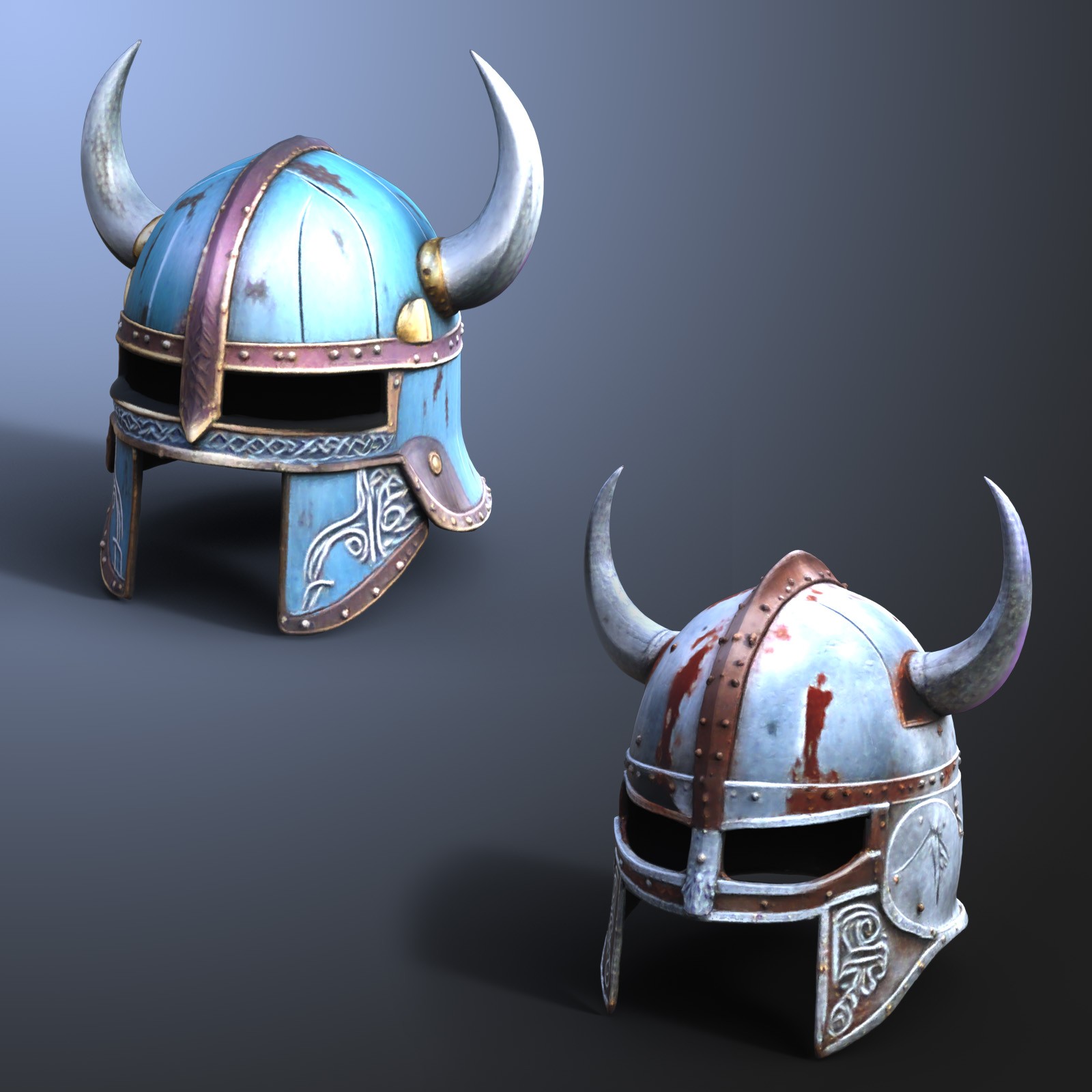 Viking Helmets by N/A