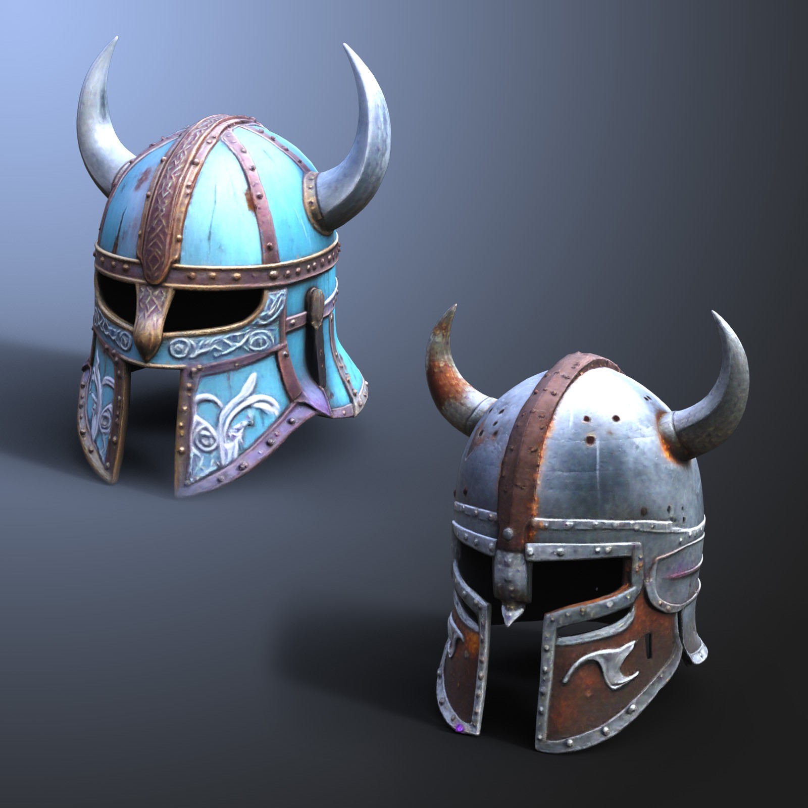 Viking Helmets by N/A