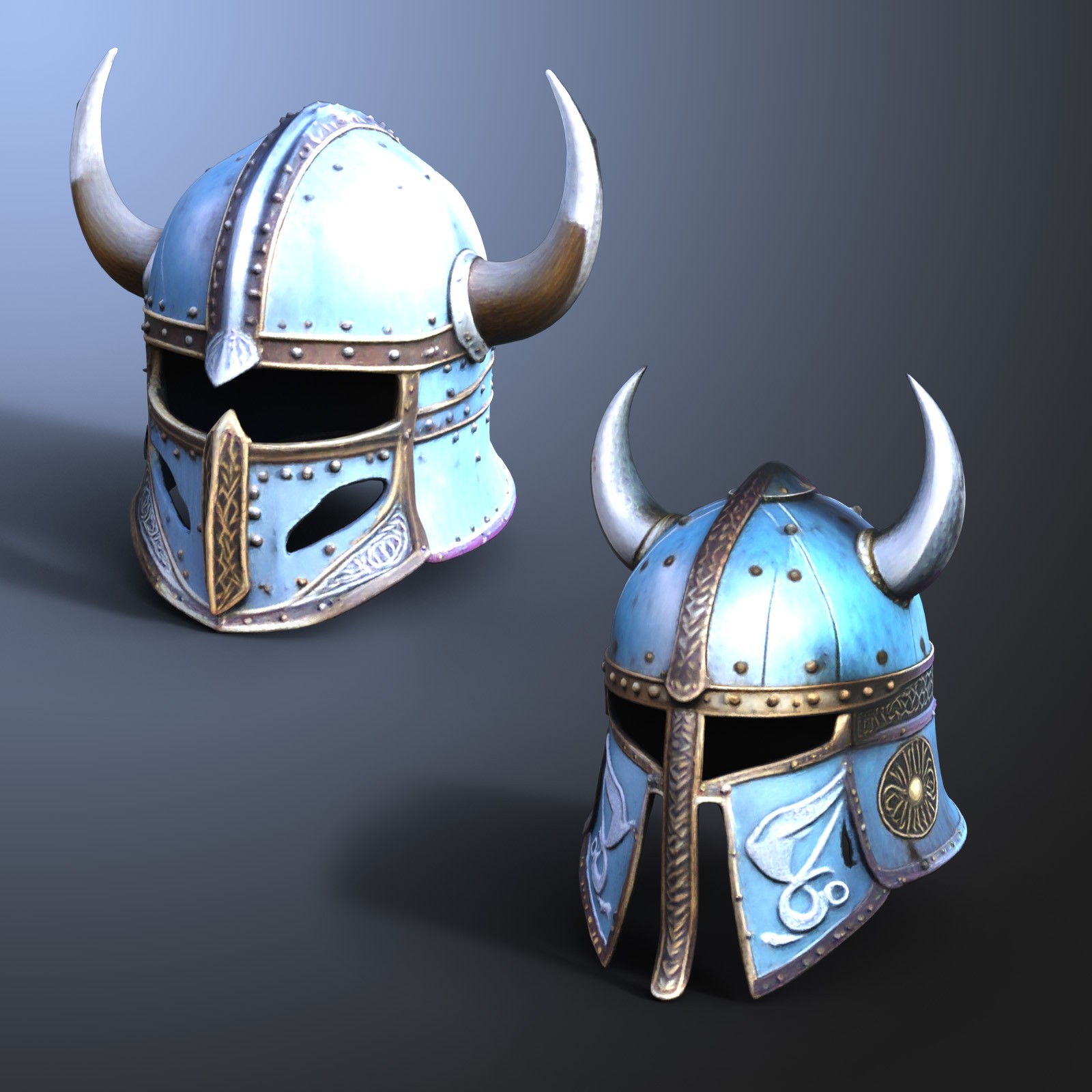 Viking Helmets by N/A