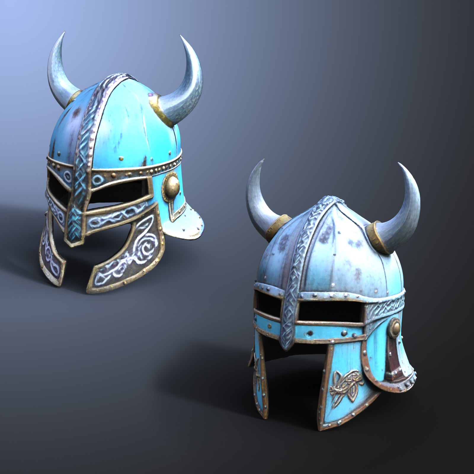 Viking Helmets by N/A