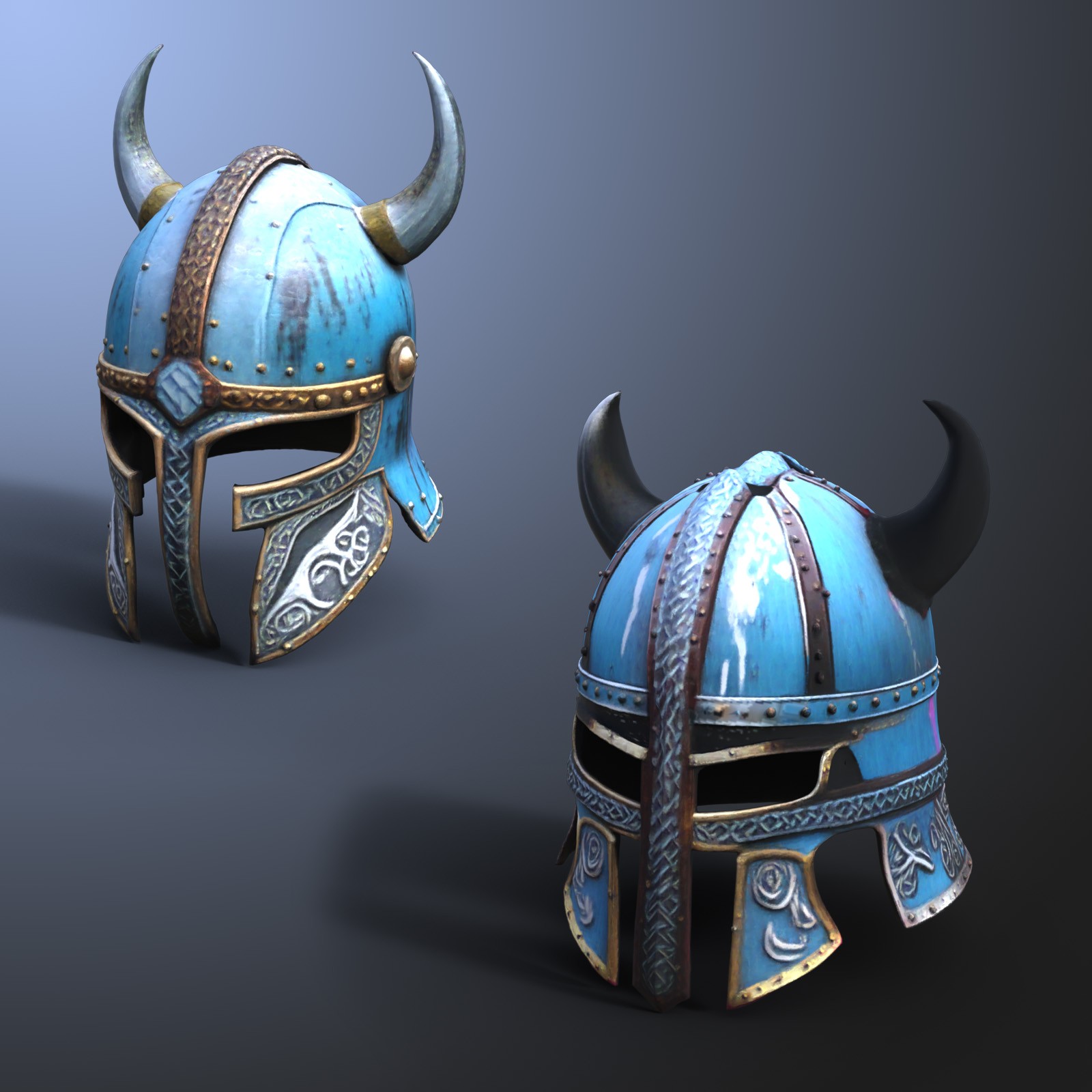 Viking Helmets by N/A