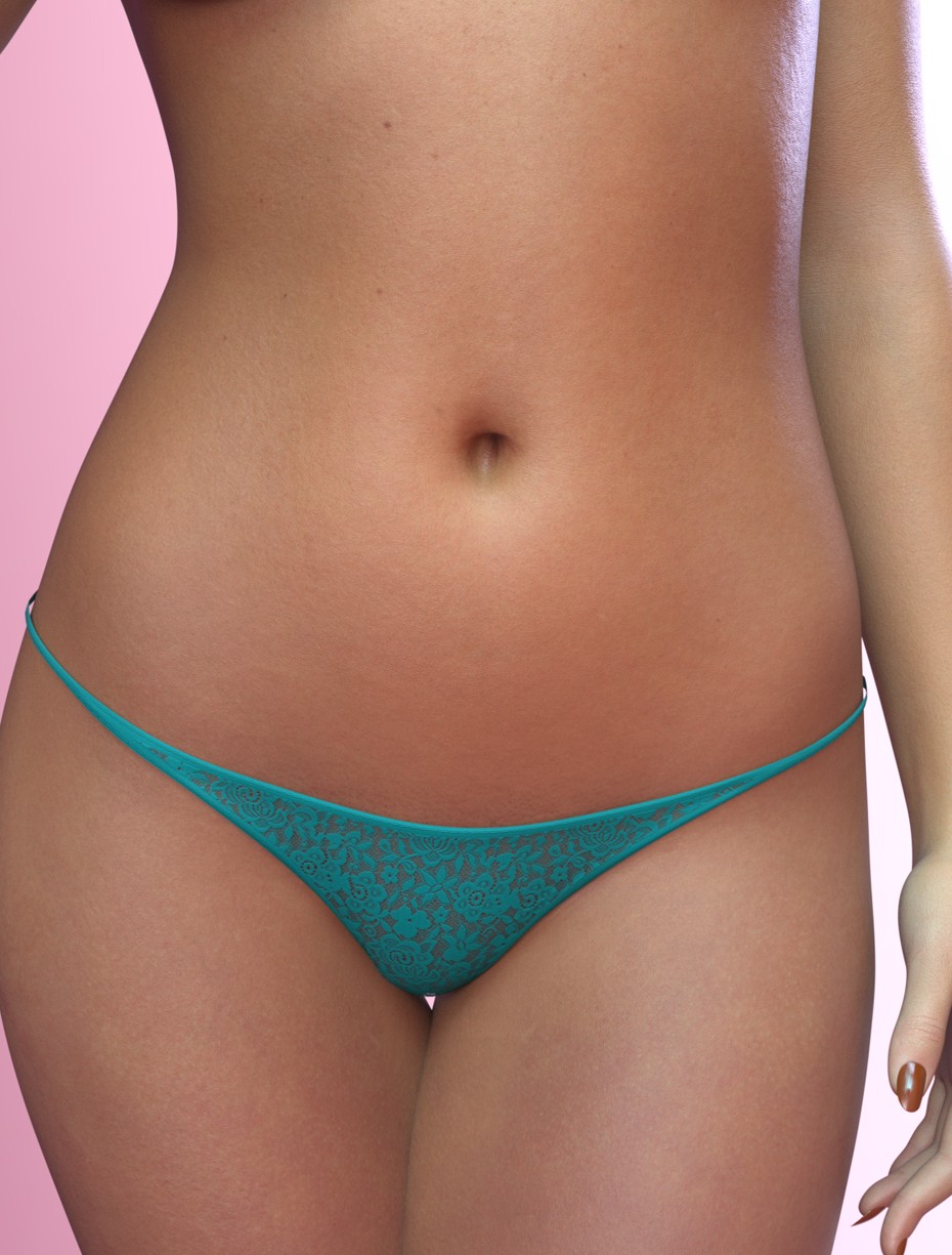 dForce Two Pair Tiny Panties Genesis 9 by N/A