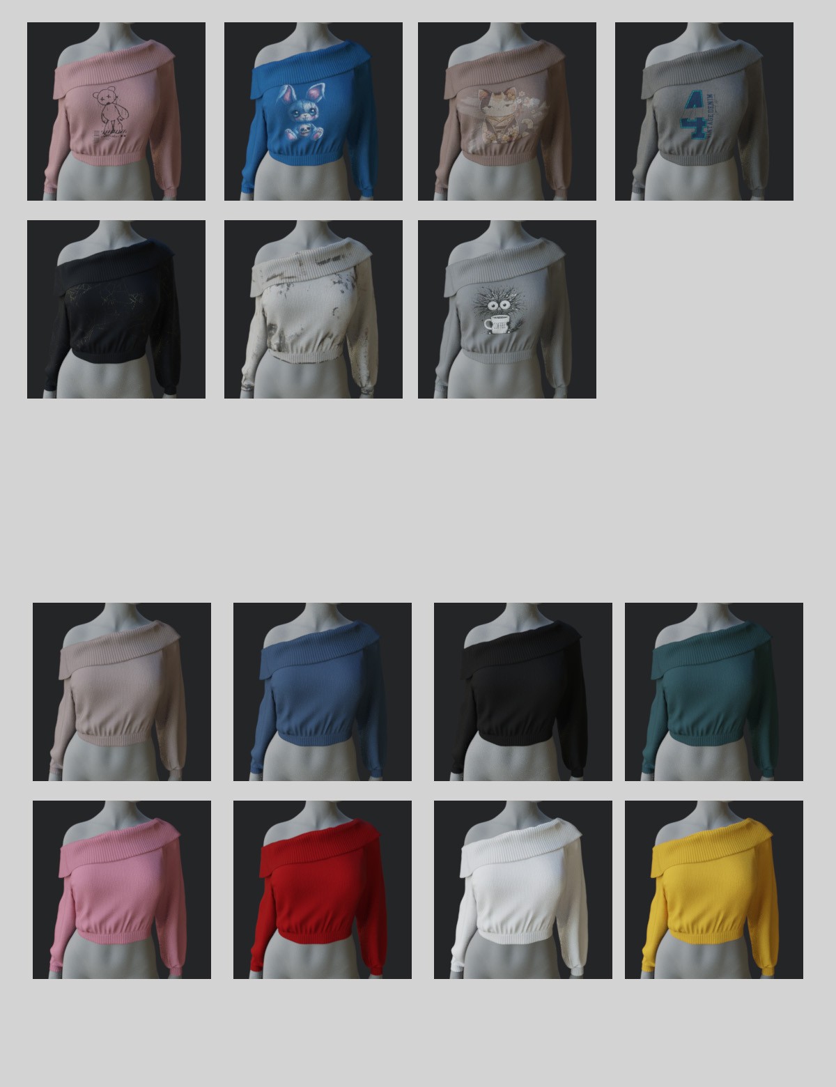 dForce Cozy Little Sweater Genesis8-8.1Female by N/A