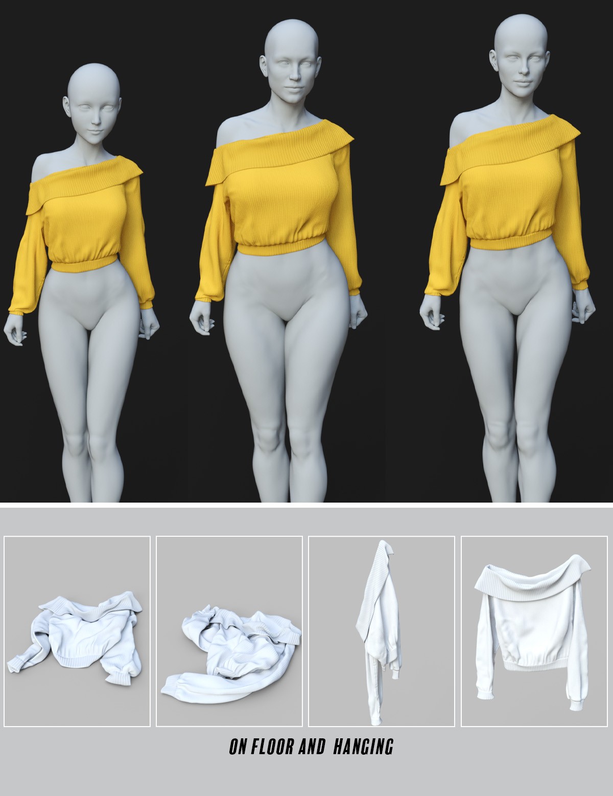 dForce Cozy Little Sweater Genesis8-8.1Female by N/A