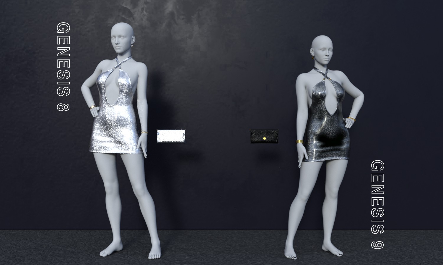 MG-MG Velvet Ecilpse Dress G9 G8F dForce by N/A