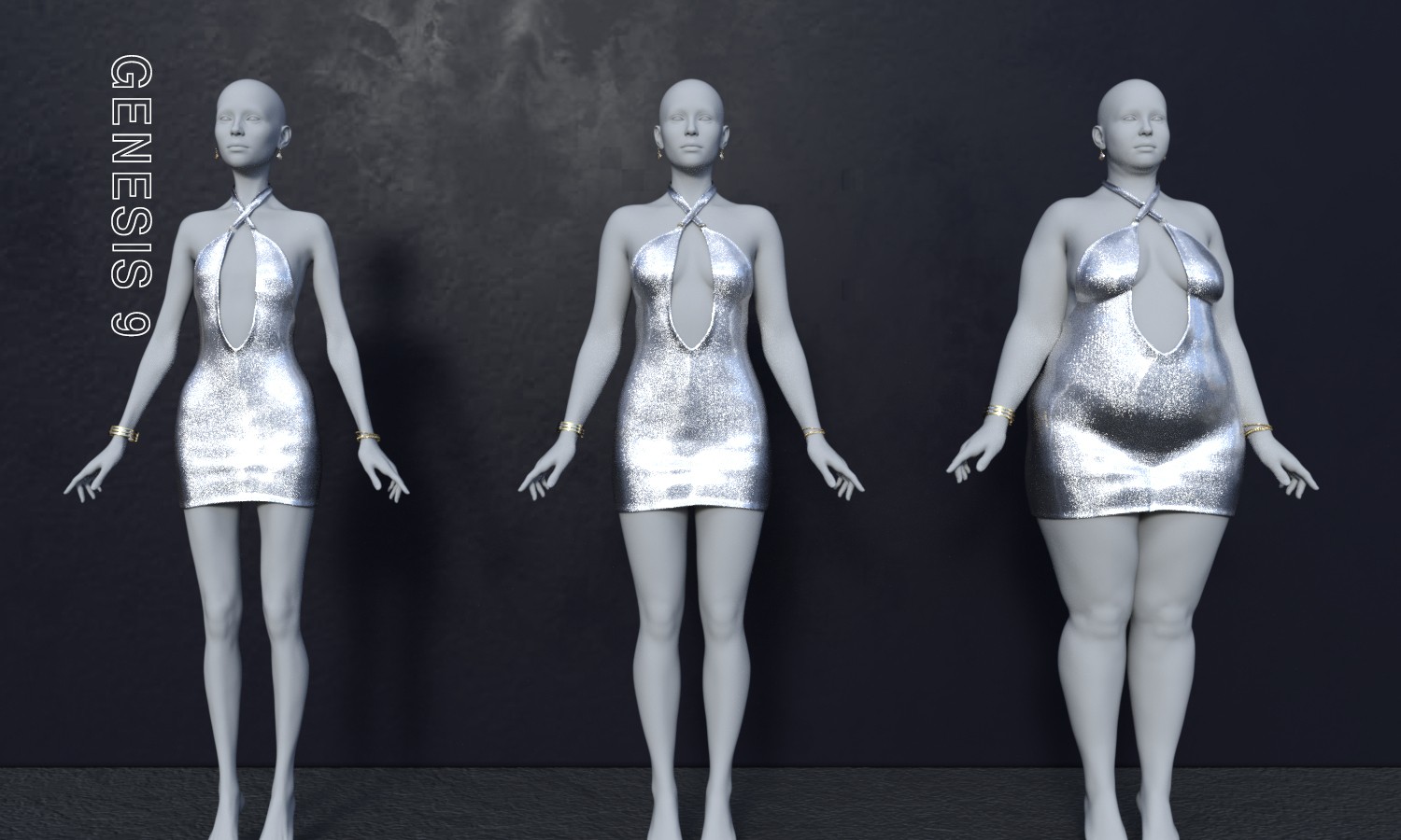 MG-MG Velvet Ecilpse Dress G9 G8F dForce by N/A