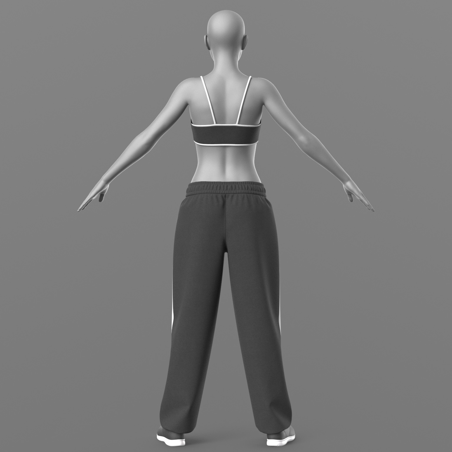 Sweatpants Top 2v Sneakers 2v G8 Female by N/A