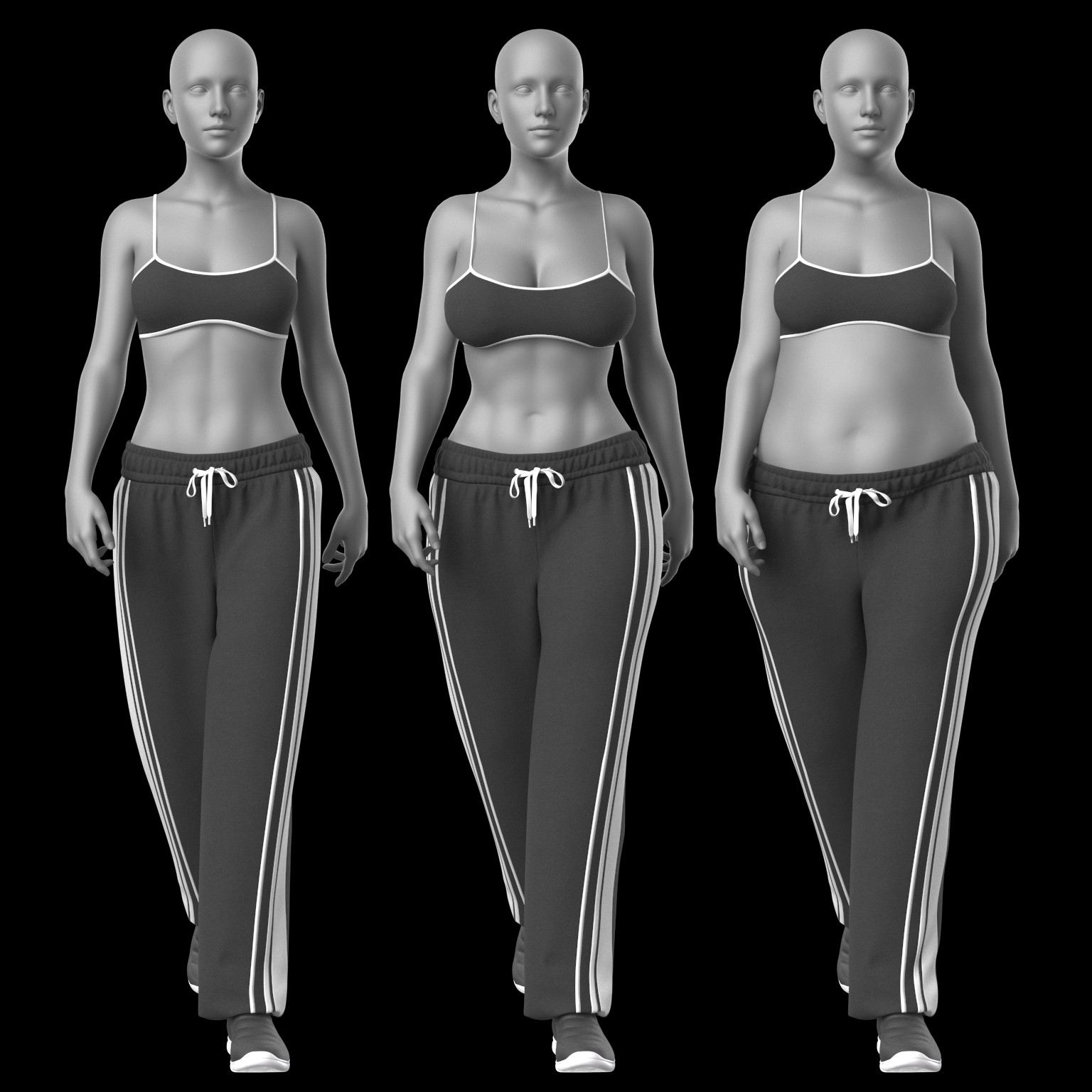 Sweatpants Top 2v Sneakers 2v G8 Female by N/A