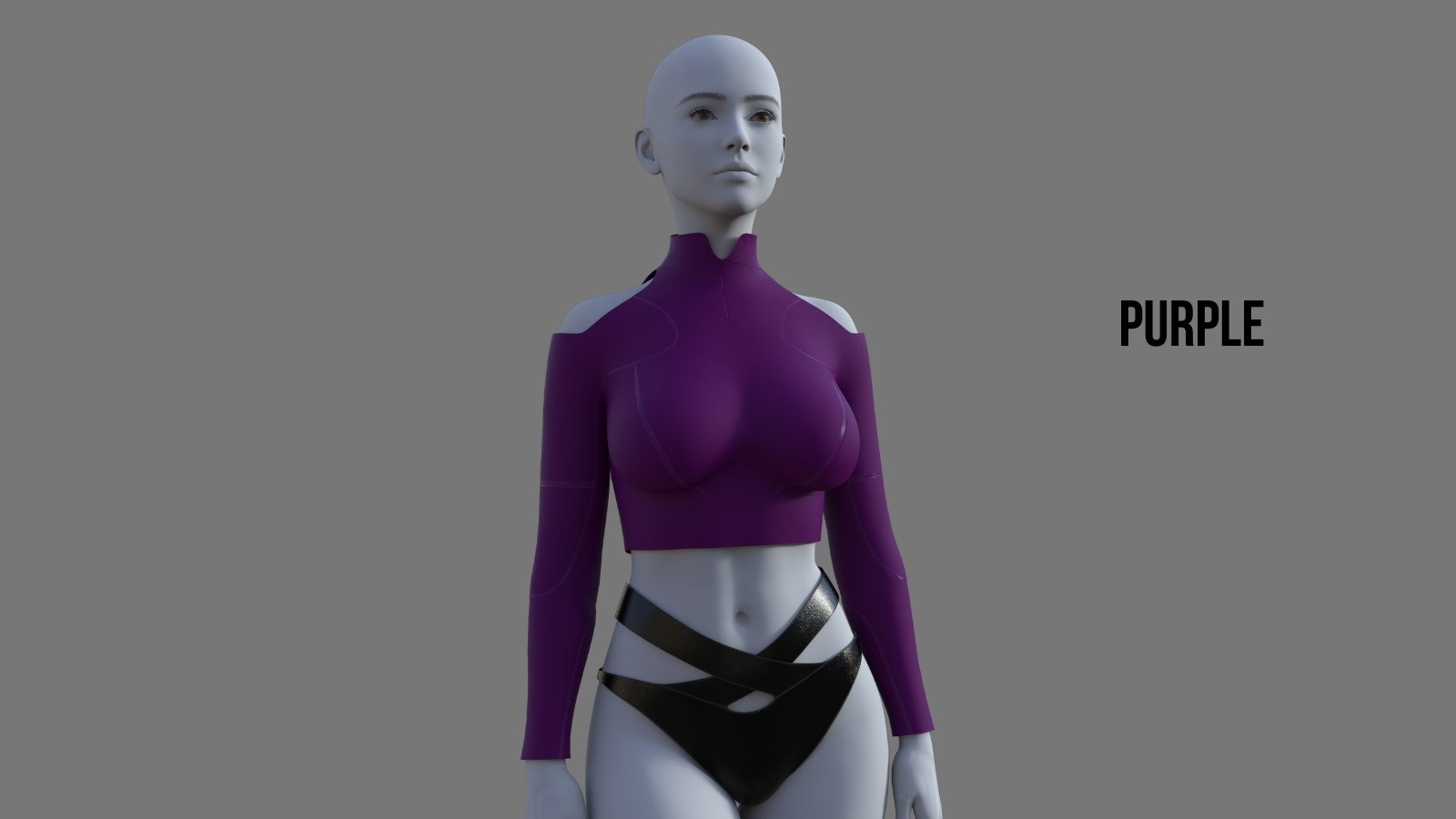 Apex Long Sleeve Sport Crop for Genesis 9 Female by N/A