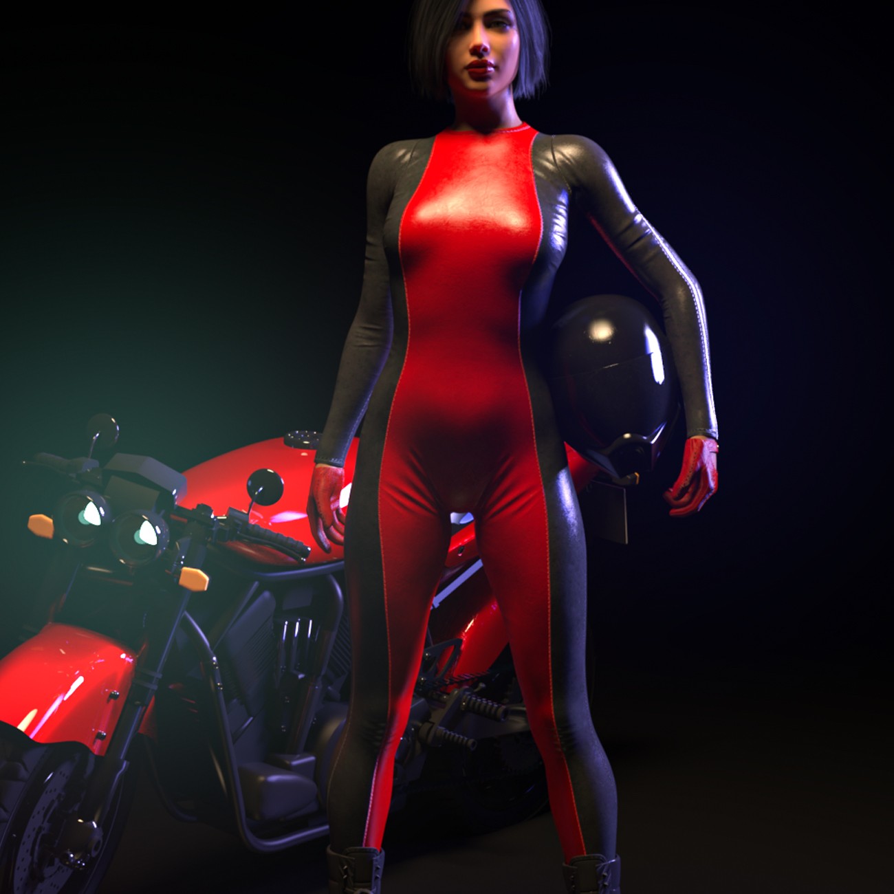 EliteDZ_Leather Style for Full Bodysuit G8F by N/A