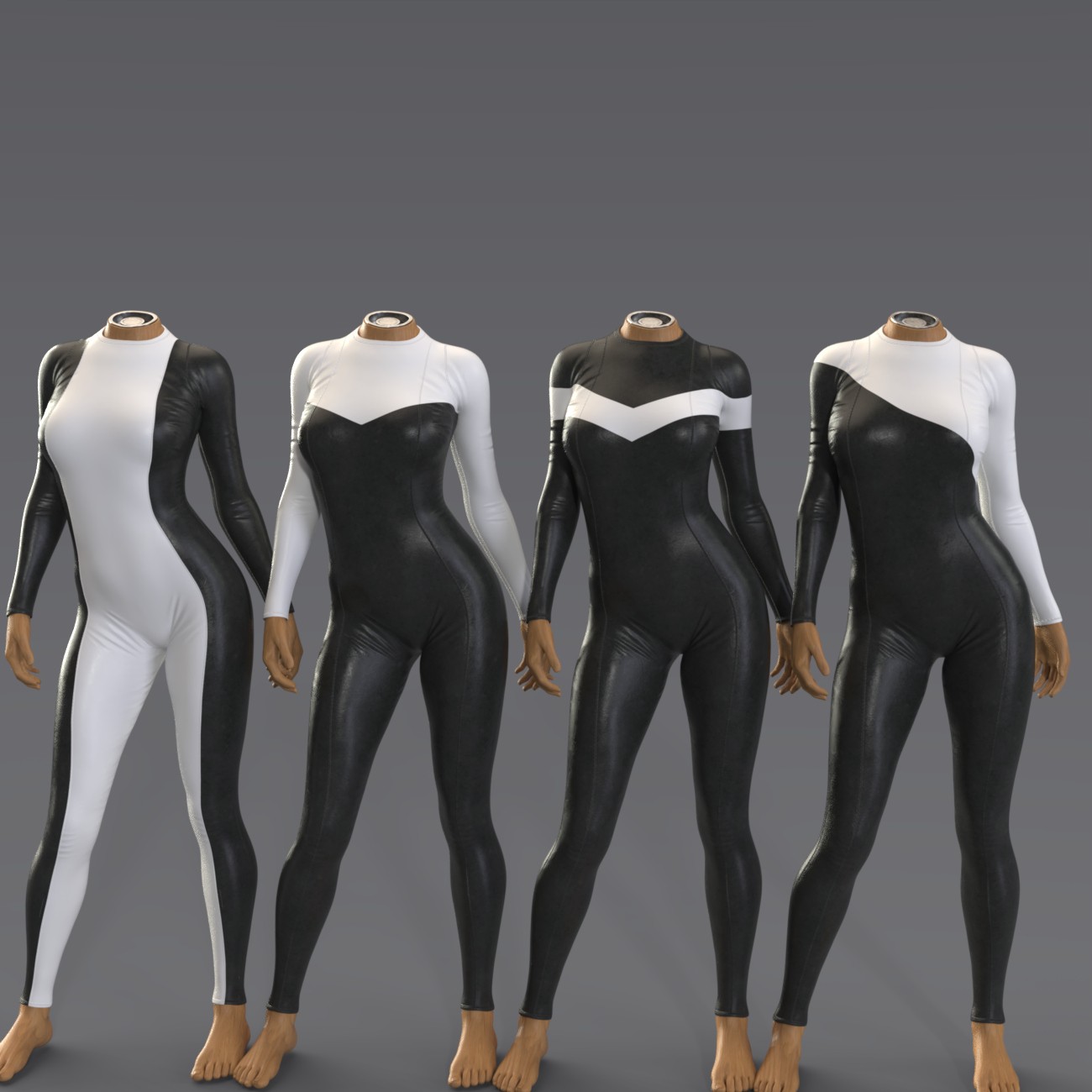 EliteDZ_Leather Style for Full Bodysuit G8F by N/A