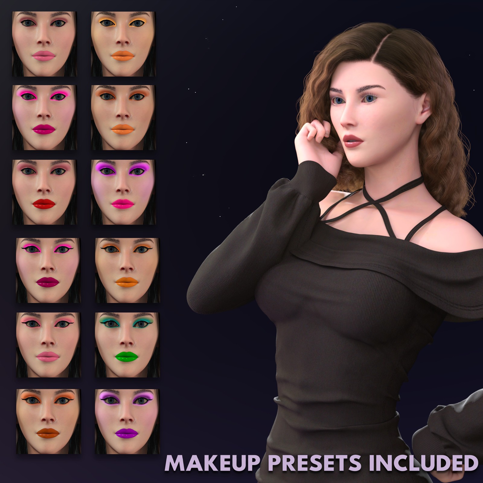 DD Lina HiRes for Genesis 8 & Genesis 8.1 Female by N/A