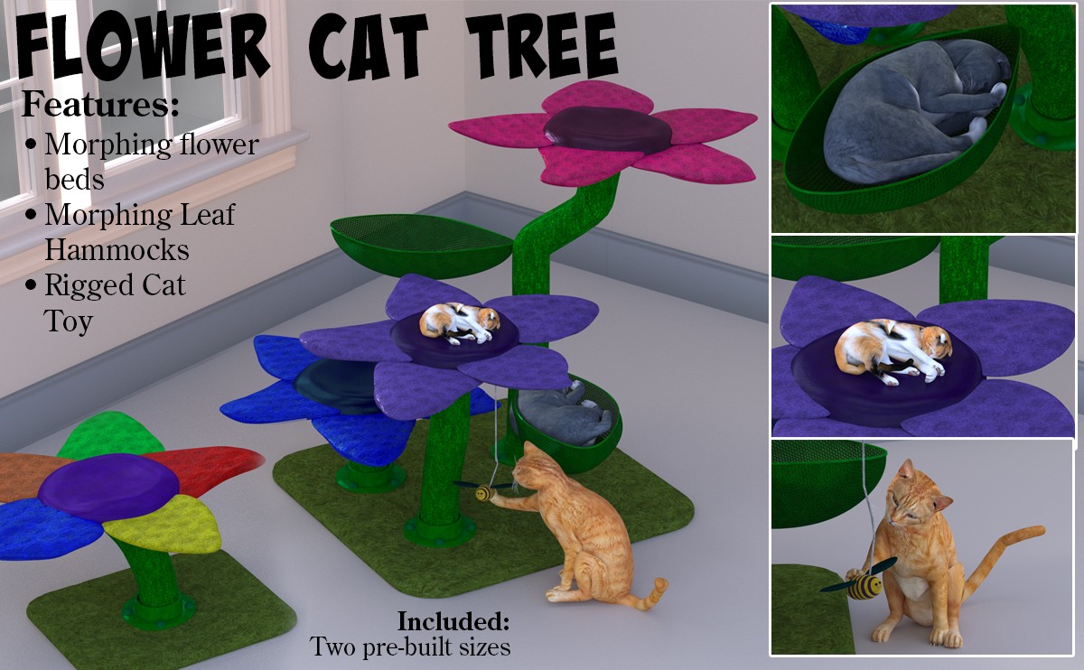 3DV Cat Accessories Big Bundle by N/A