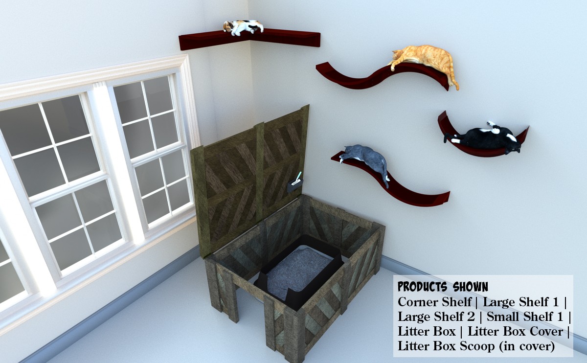 3DV Cat Accessories Big Bundle by N/A