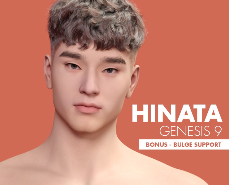 Hinata for Genesis 9 with Bulge Support Bonus by N/A