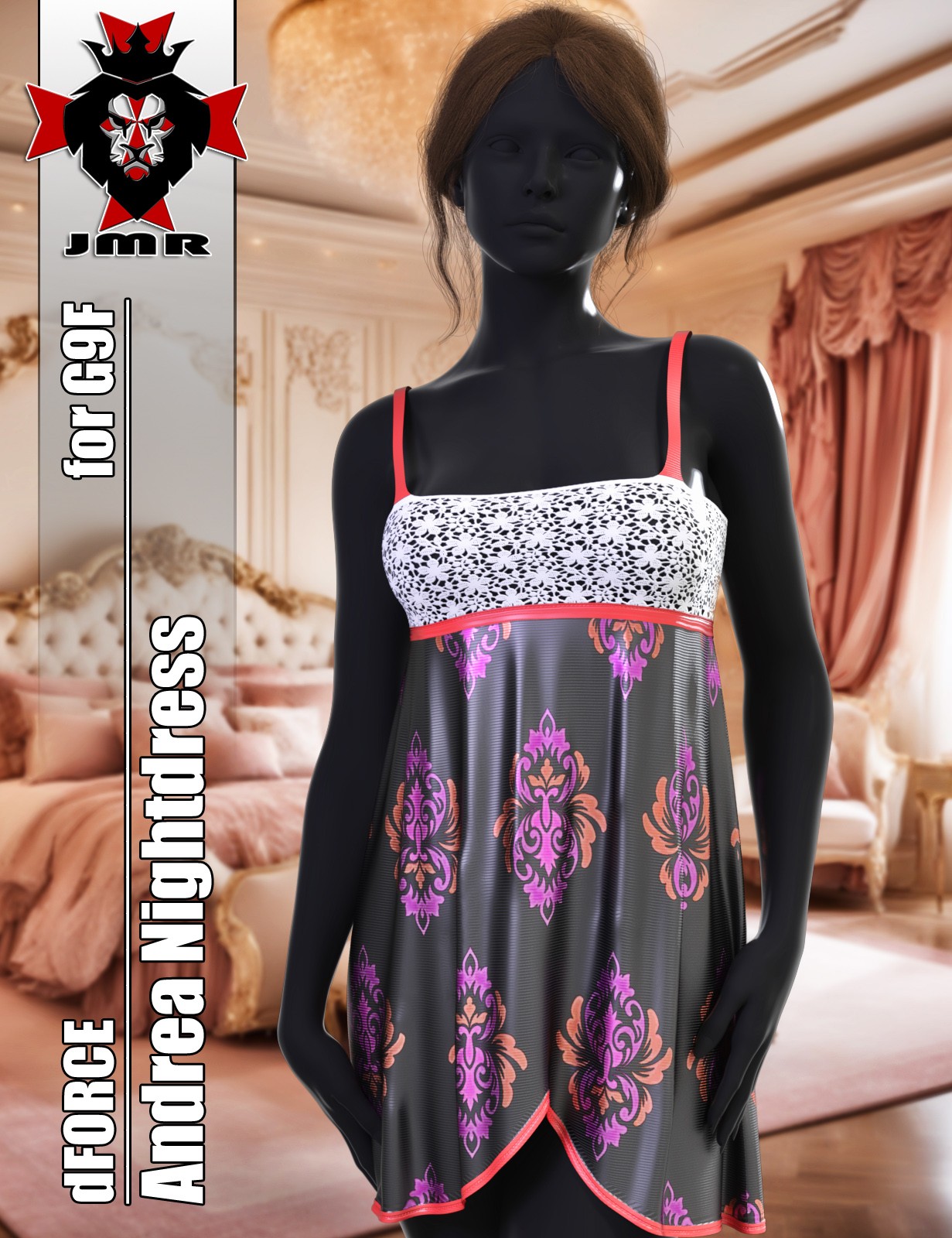 JMR dForce Andrea Nightdress for G9F and G8F by N/A
