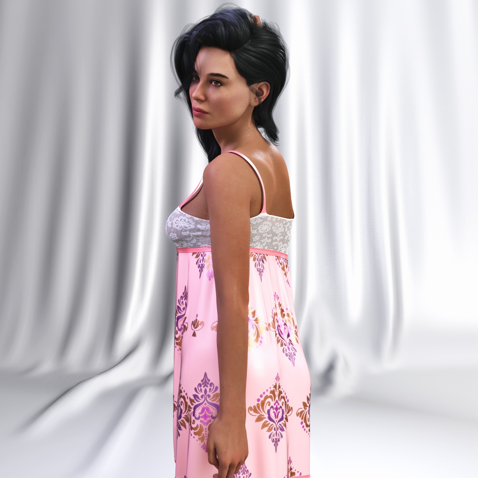 JMR dForce Andrea Nightdress for G9F and G8F by N/A