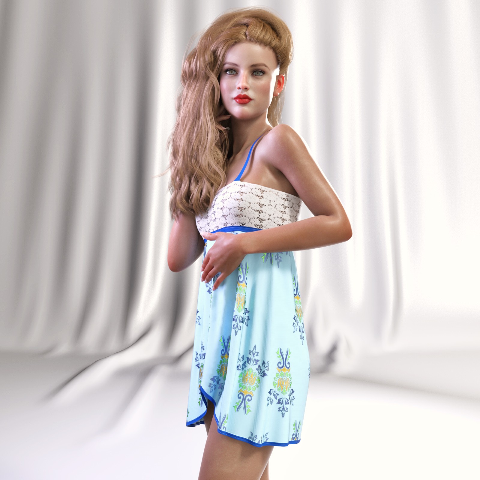 JMR dForce Andrea Nightdress for G9F and G8F by N/A