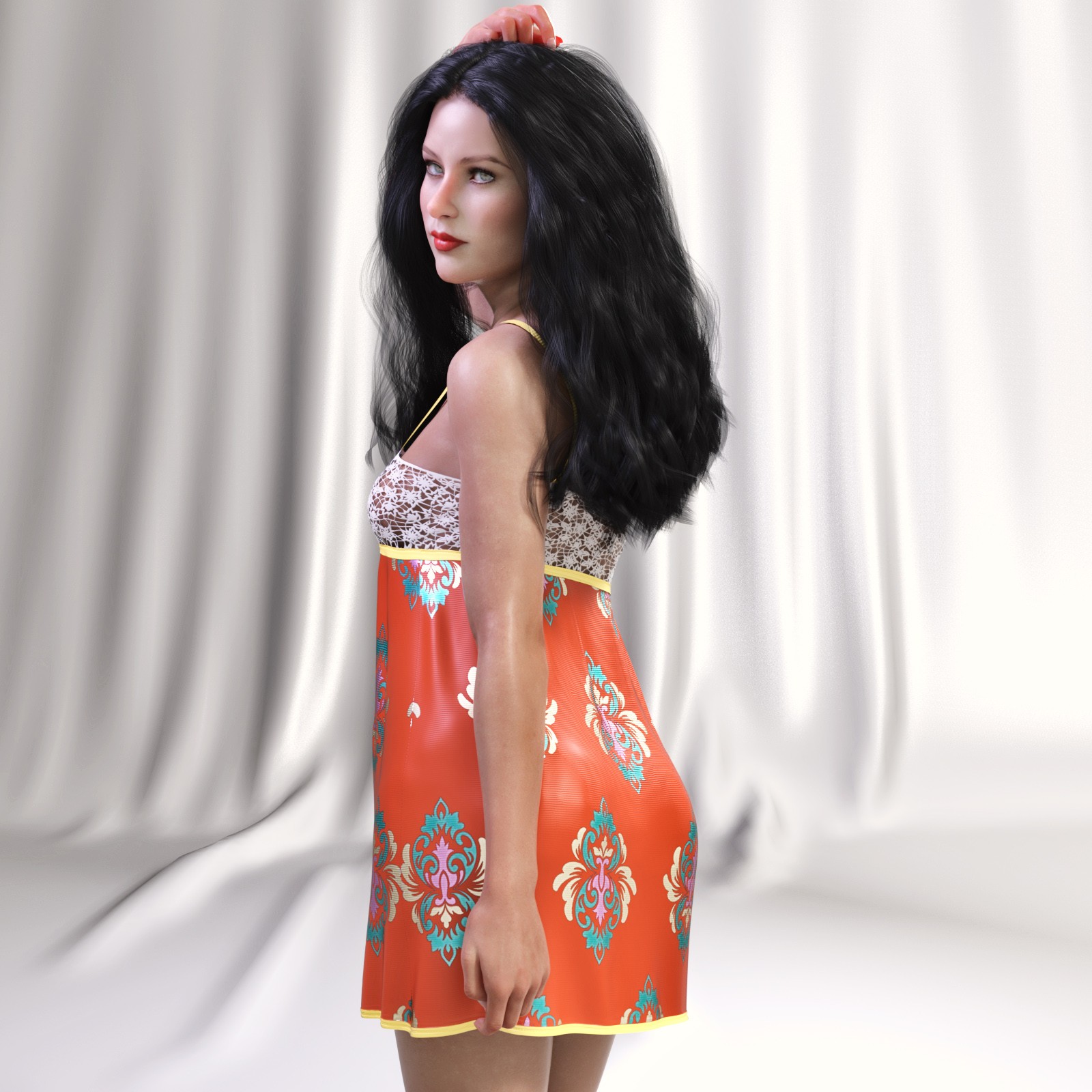 JMR dForce Andrea Nightdress for G9F and G8F by N/A
