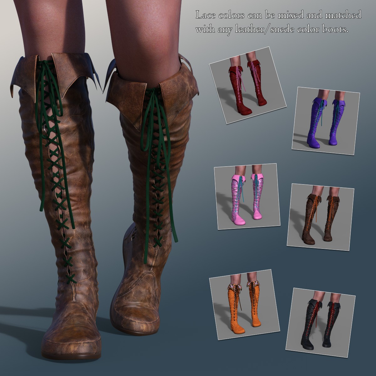 Bergamot Boots for G8/8.1 Females by N/A