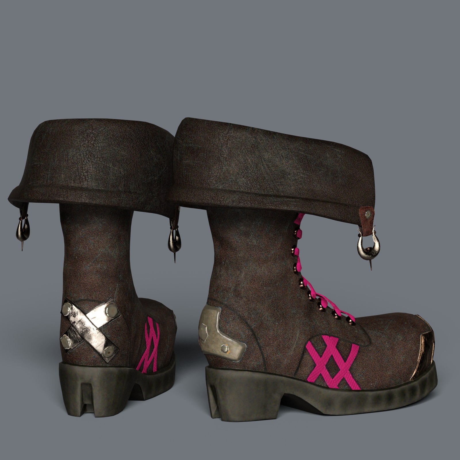 Slide3D Zaun's Rebel Raiment Boots G9 by N/A