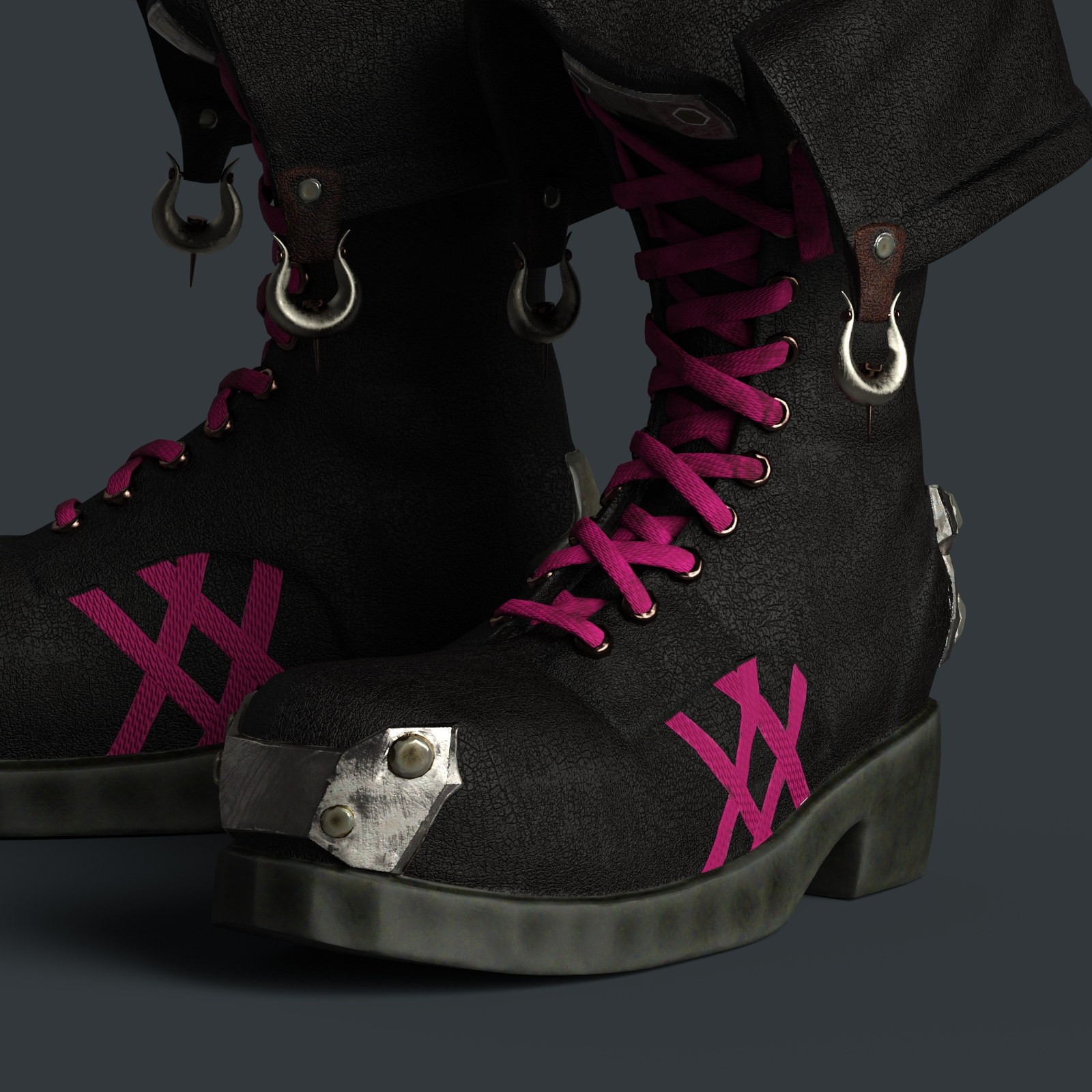 Slide3D Zaun's Rebel Raiment Boots G9 by N/A
