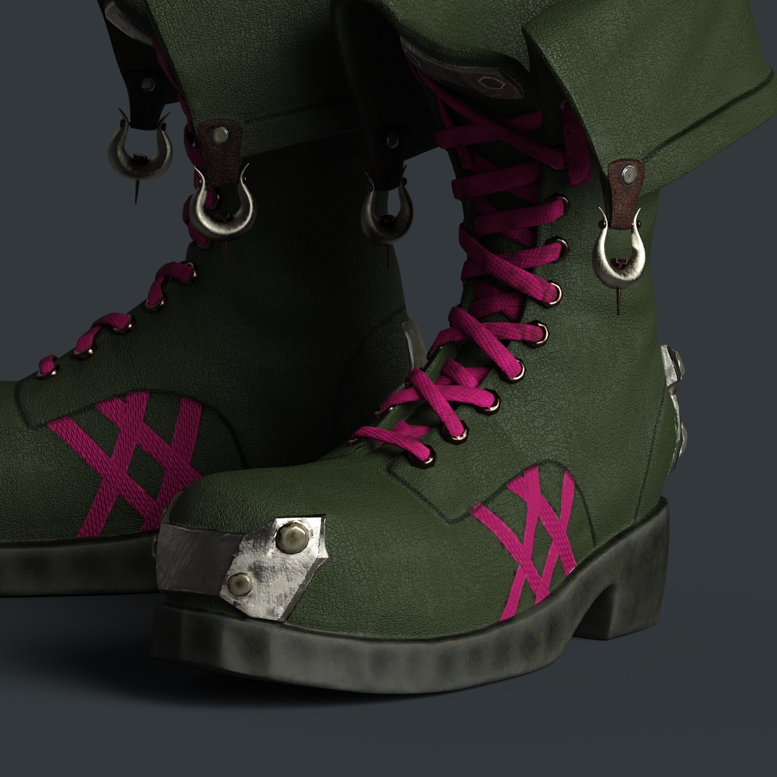 Slide3D Zaun's Rebel Raiment Boots G9 by N/A