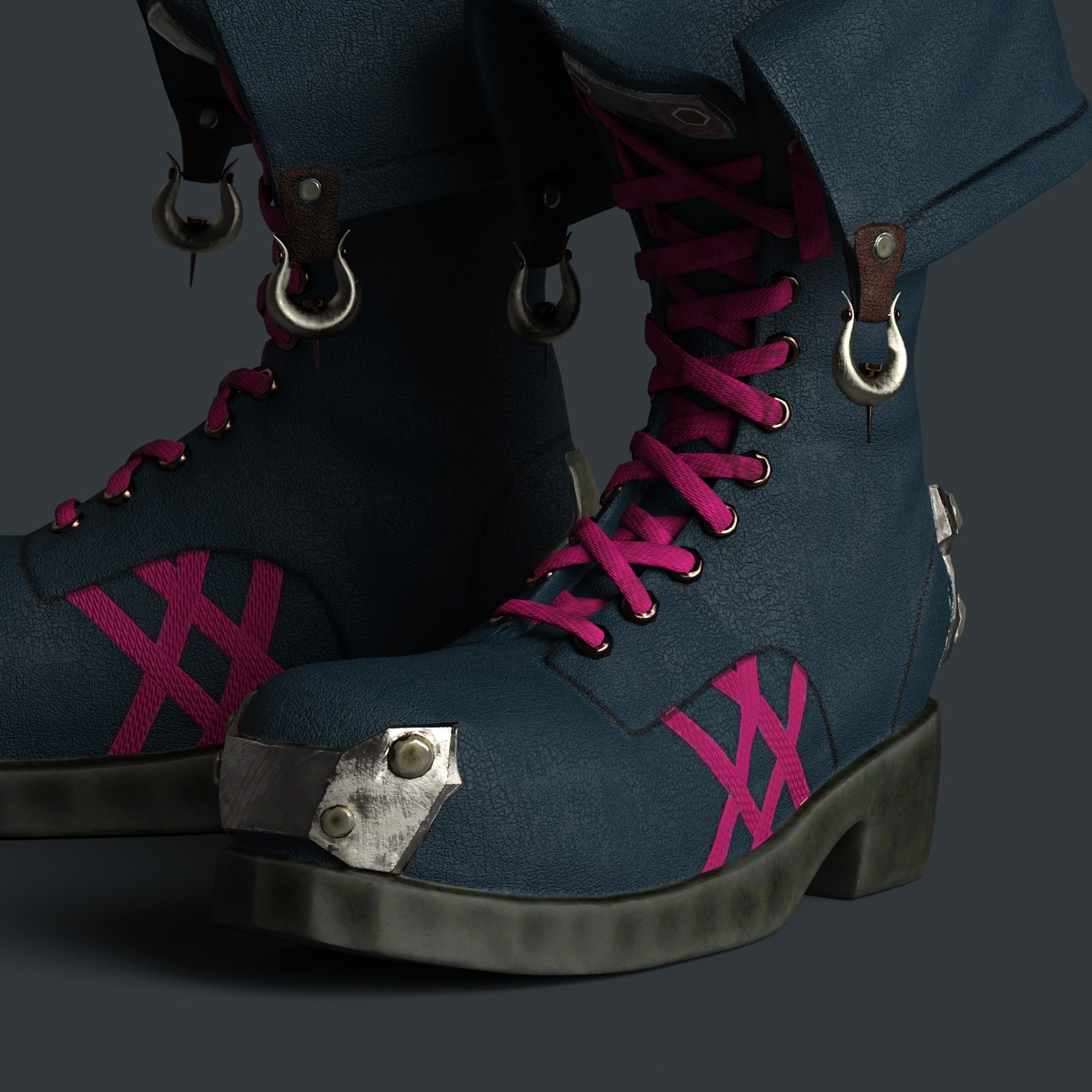 Slide3D Zaun's Rebel Raiment Boots G9 by N/A