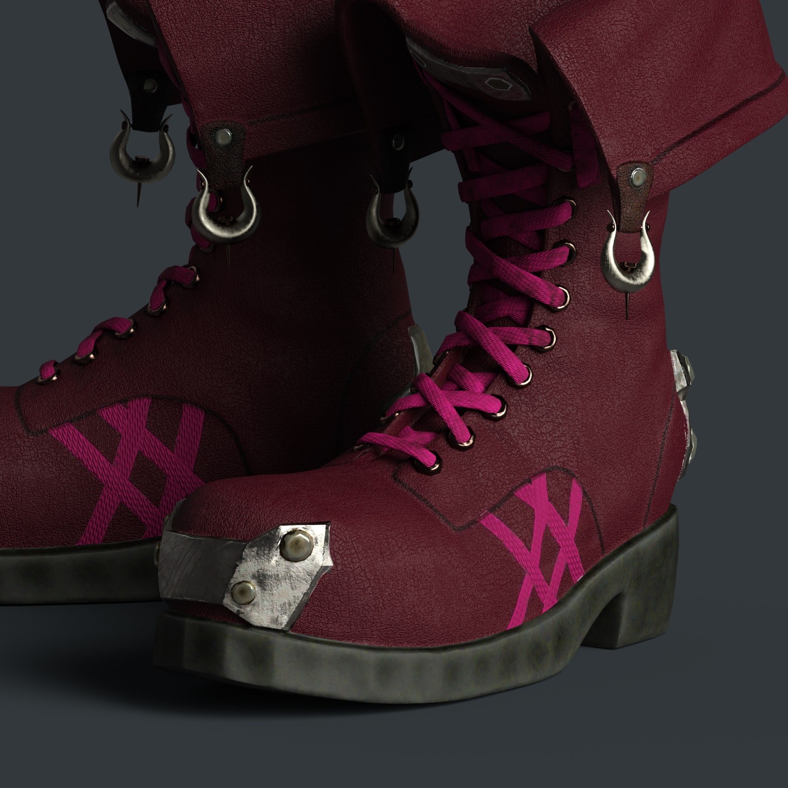 Slide3D Zaun's Rebel Raiment Boots G9 by N/A