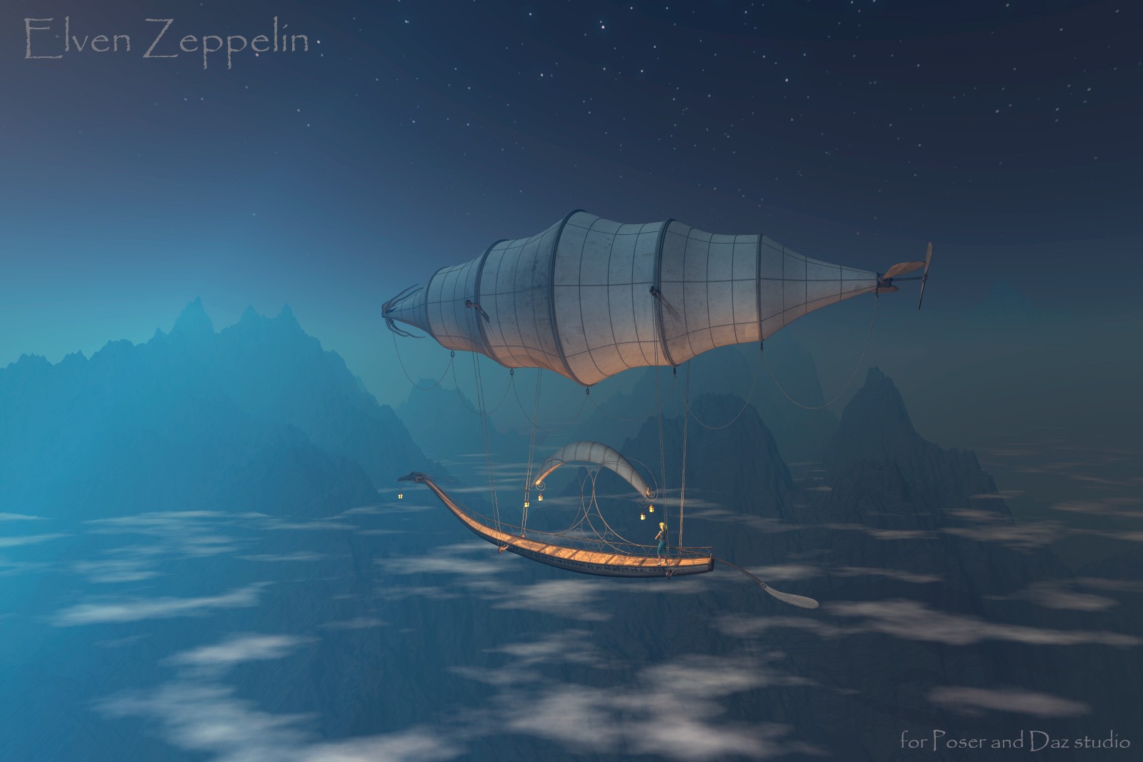 Elven Zeppelin by N/A