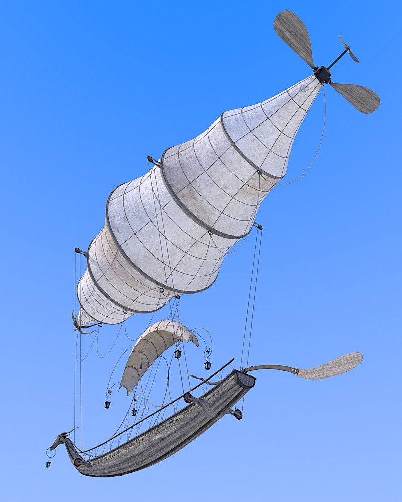 Elven Zeppelin by N/A