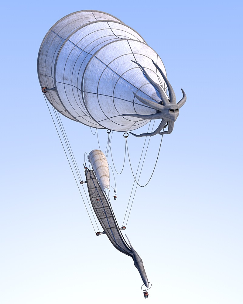 Elven Zeppelin by N/A