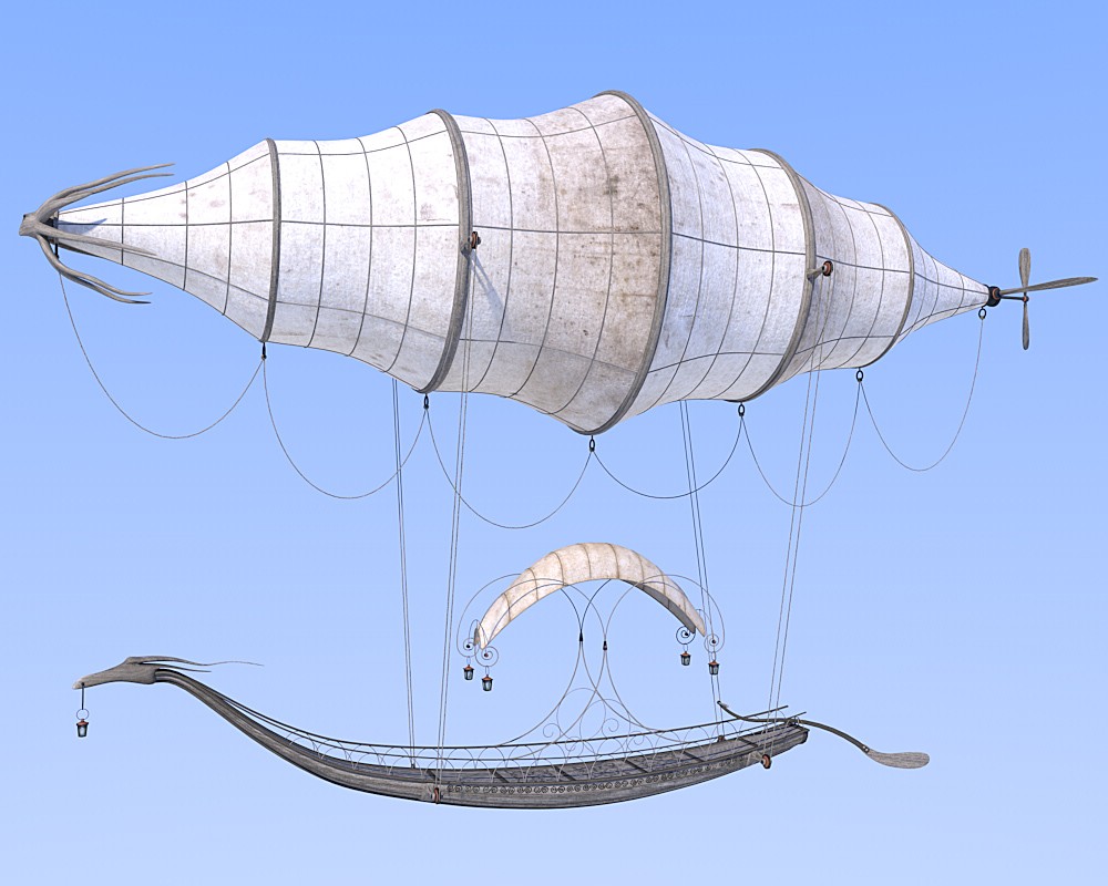 Elven Zeppelin by N/A