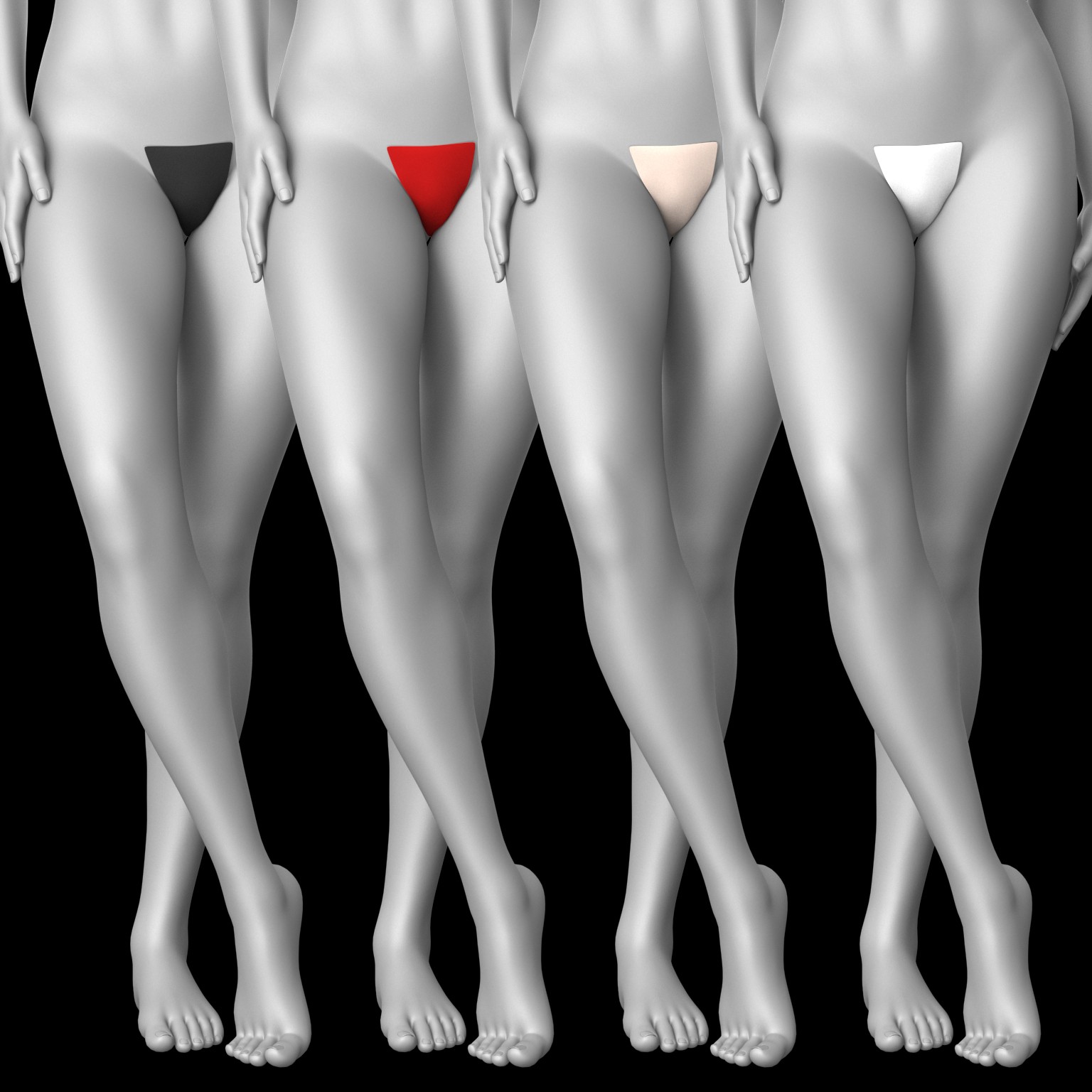 Panties Without Straps G8 Female by N/A