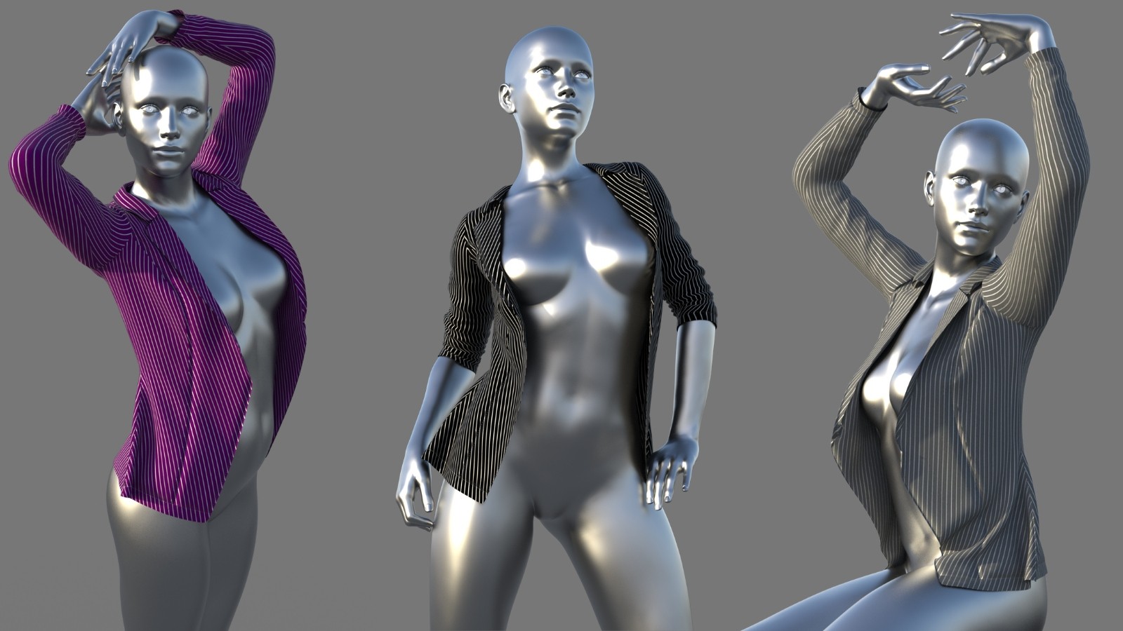 Apex Open Blazer for Genesis 8 and 8.1 Female by N/A