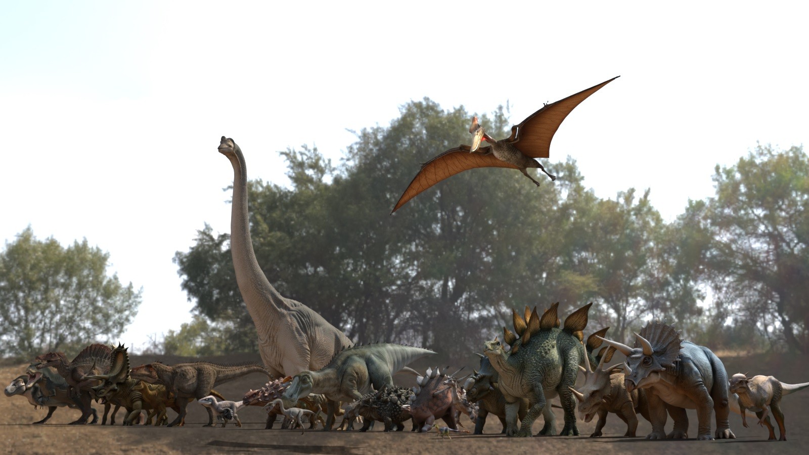 25 Dinosaur Models Collection by N/A