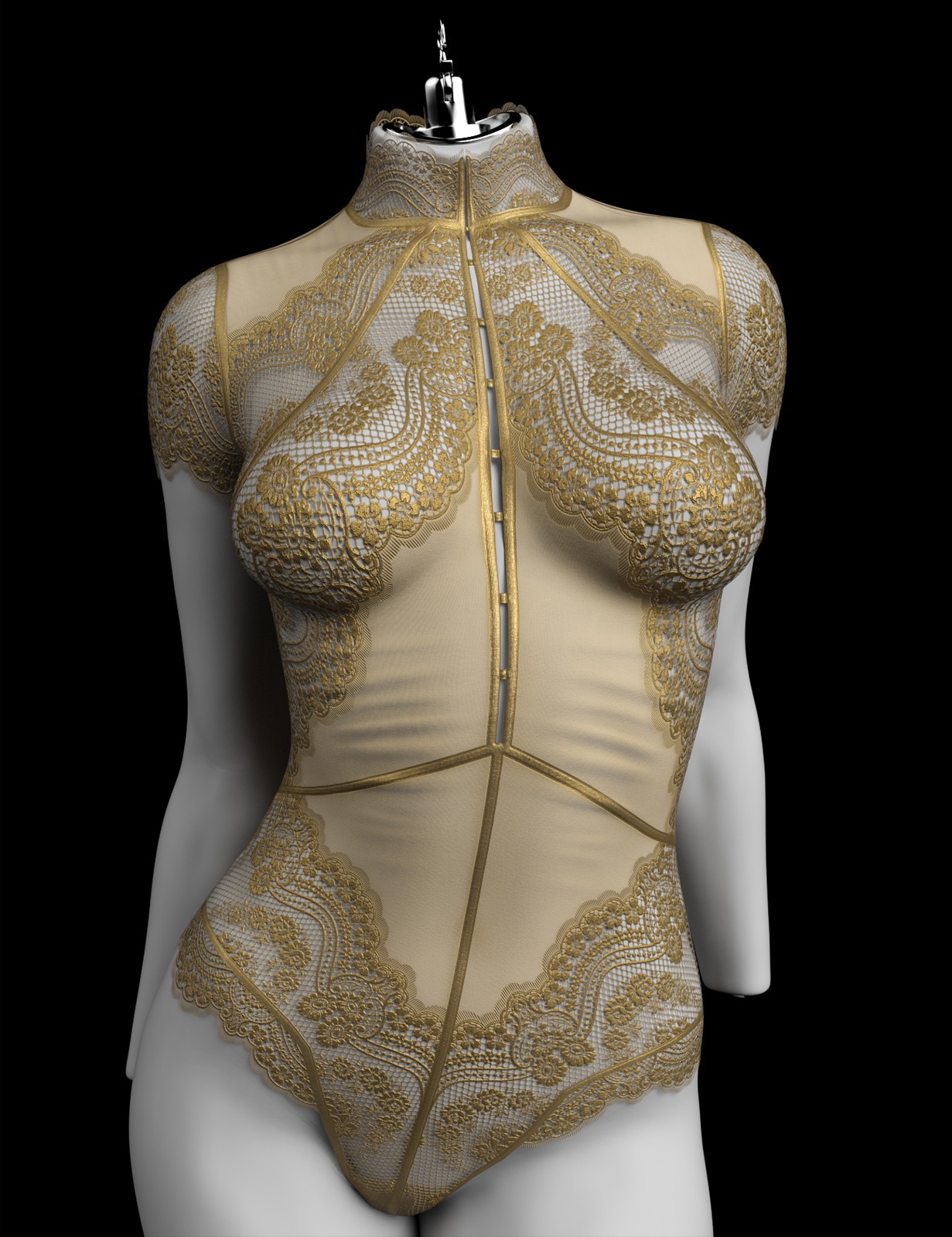 X-Fashion Petale Skin Bodysuit for Genesis 9 Female(s) by N/A