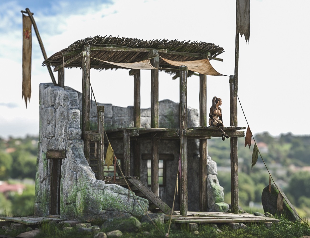 Outpost Ruins by N/A