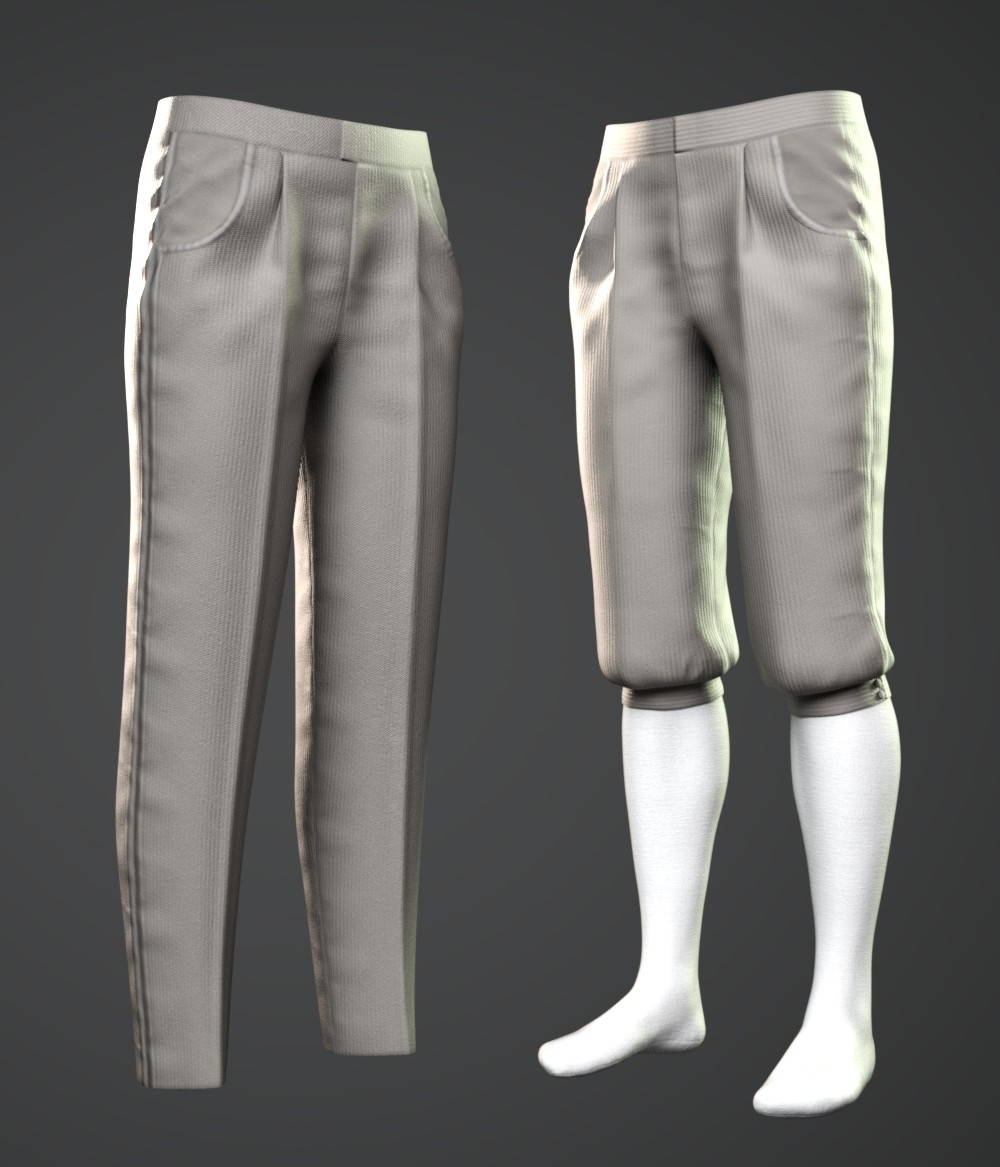 dForce Gothic Long Trousers and Breeches for G8M, G8F, and G9 by N/A