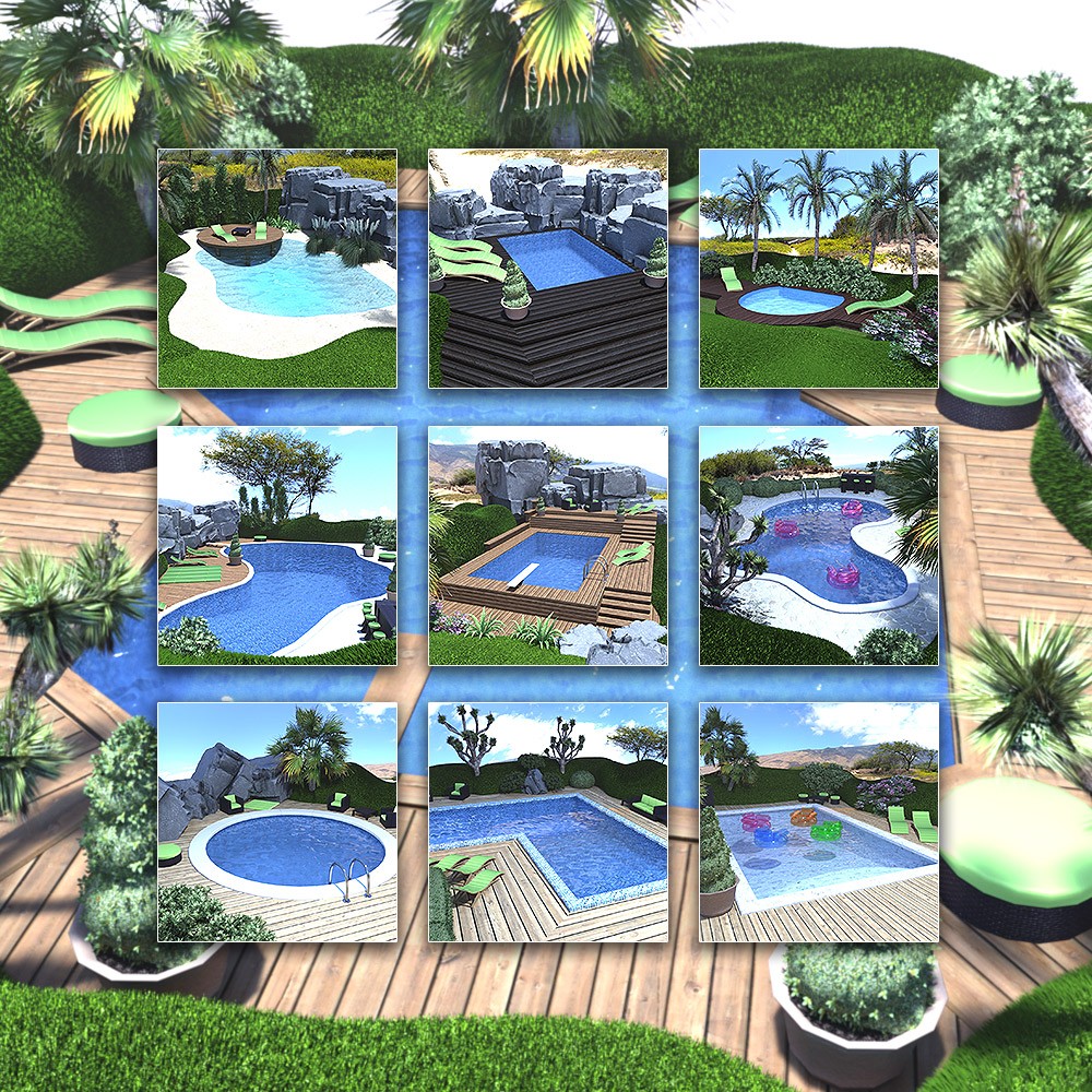Swimming Pool Collection for Daz Studio by N/A